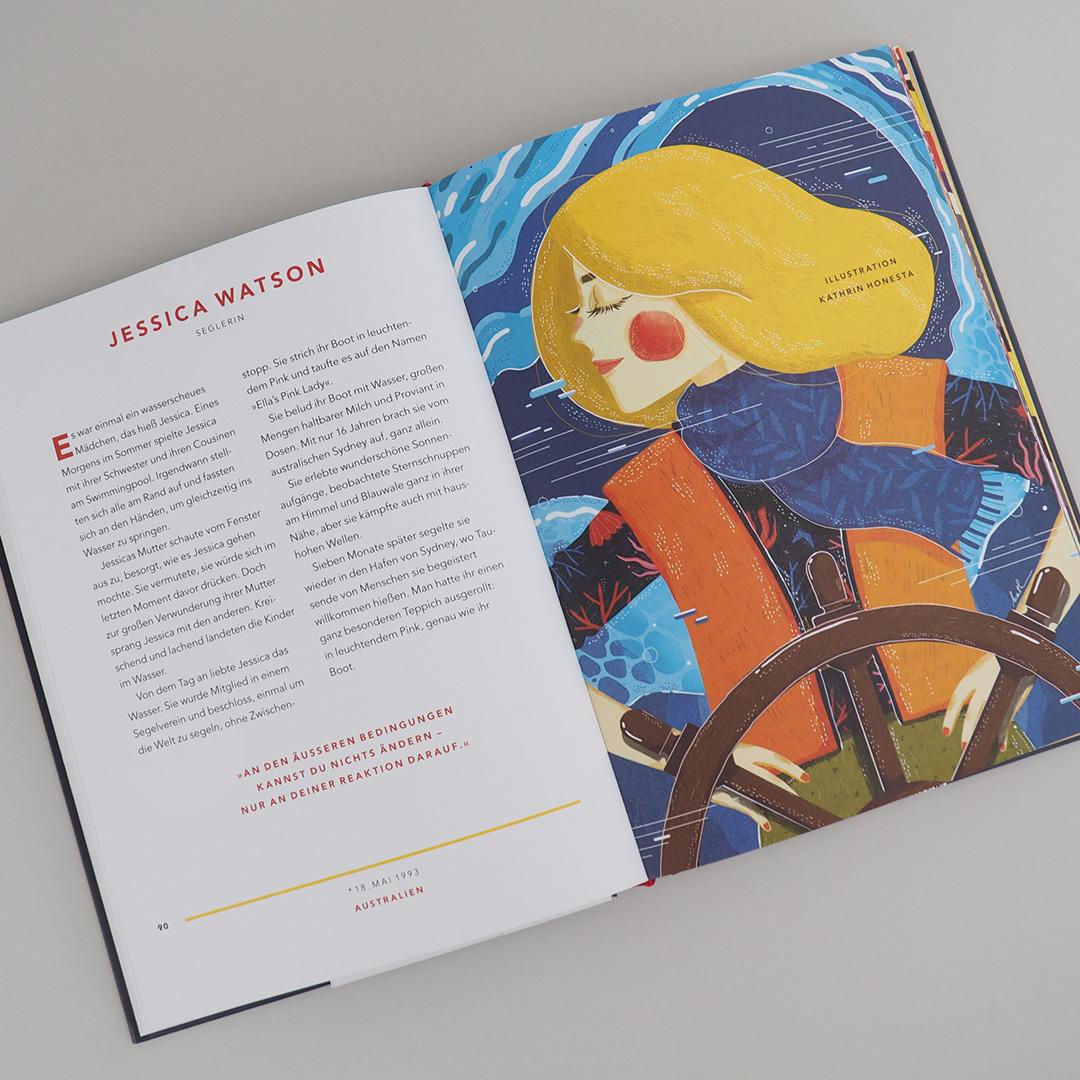 Beispielinhalt (Bild) Good Night Stories for Rebel Girls