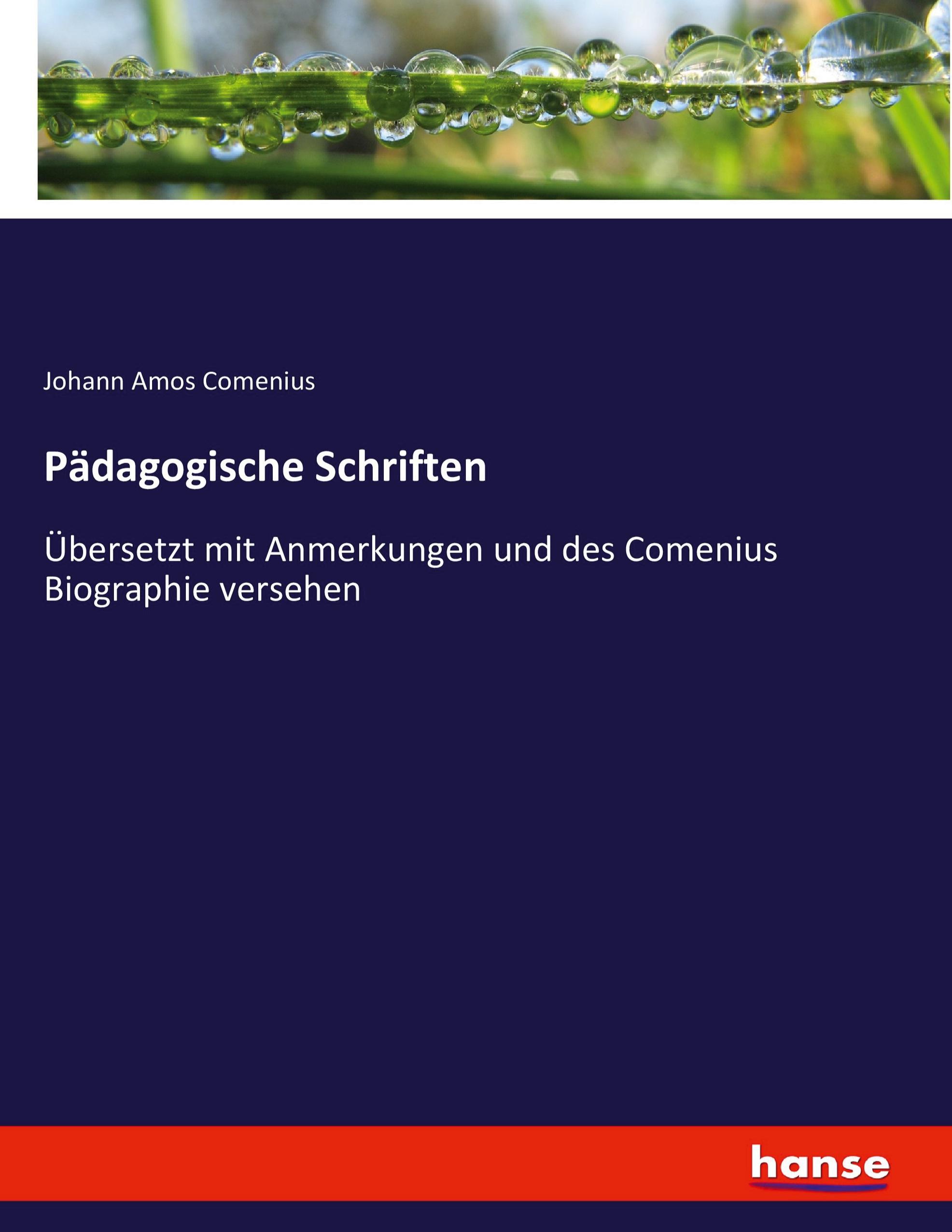 Vorderes Coverbild Pädagogische Schriften