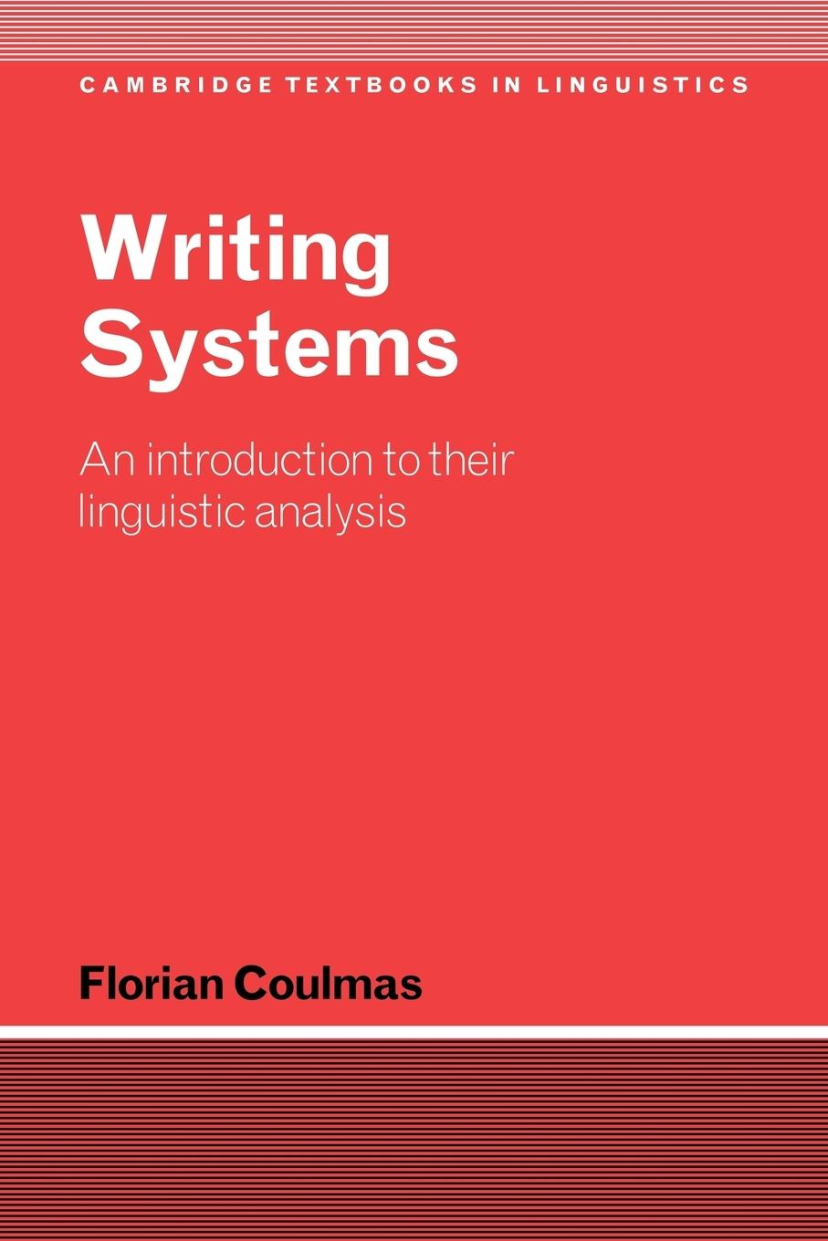Vorderes Coverbild Writing Systems
