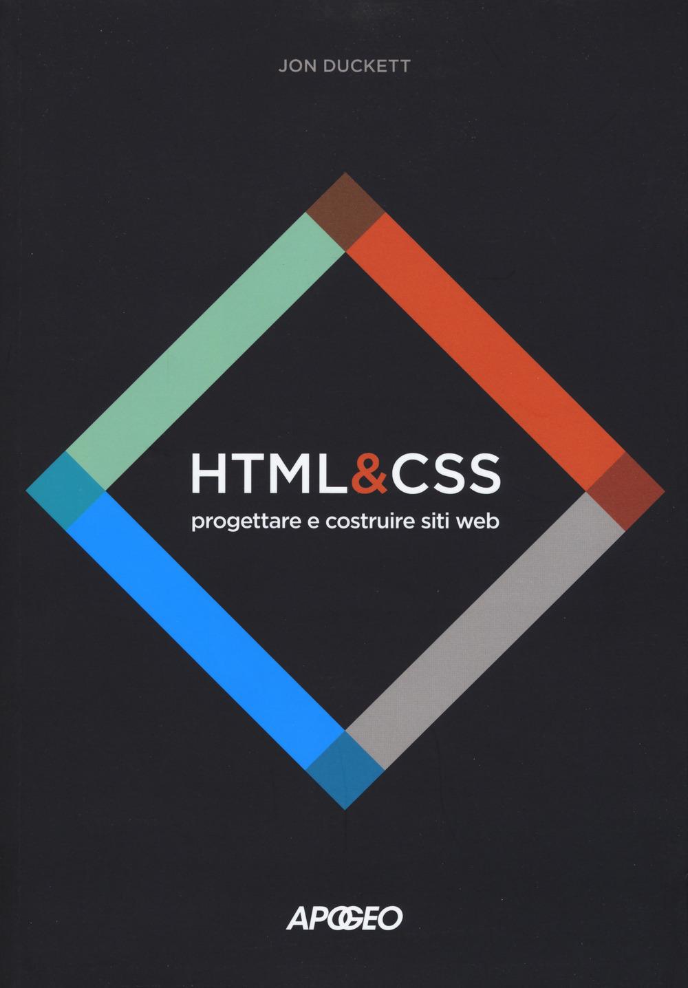Vorderes Coverbild HTML e CSS. Progettare e costruire siti web