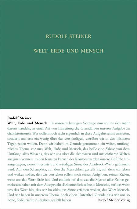 Vorderes Coverbild Welt, Erde und Mensch
