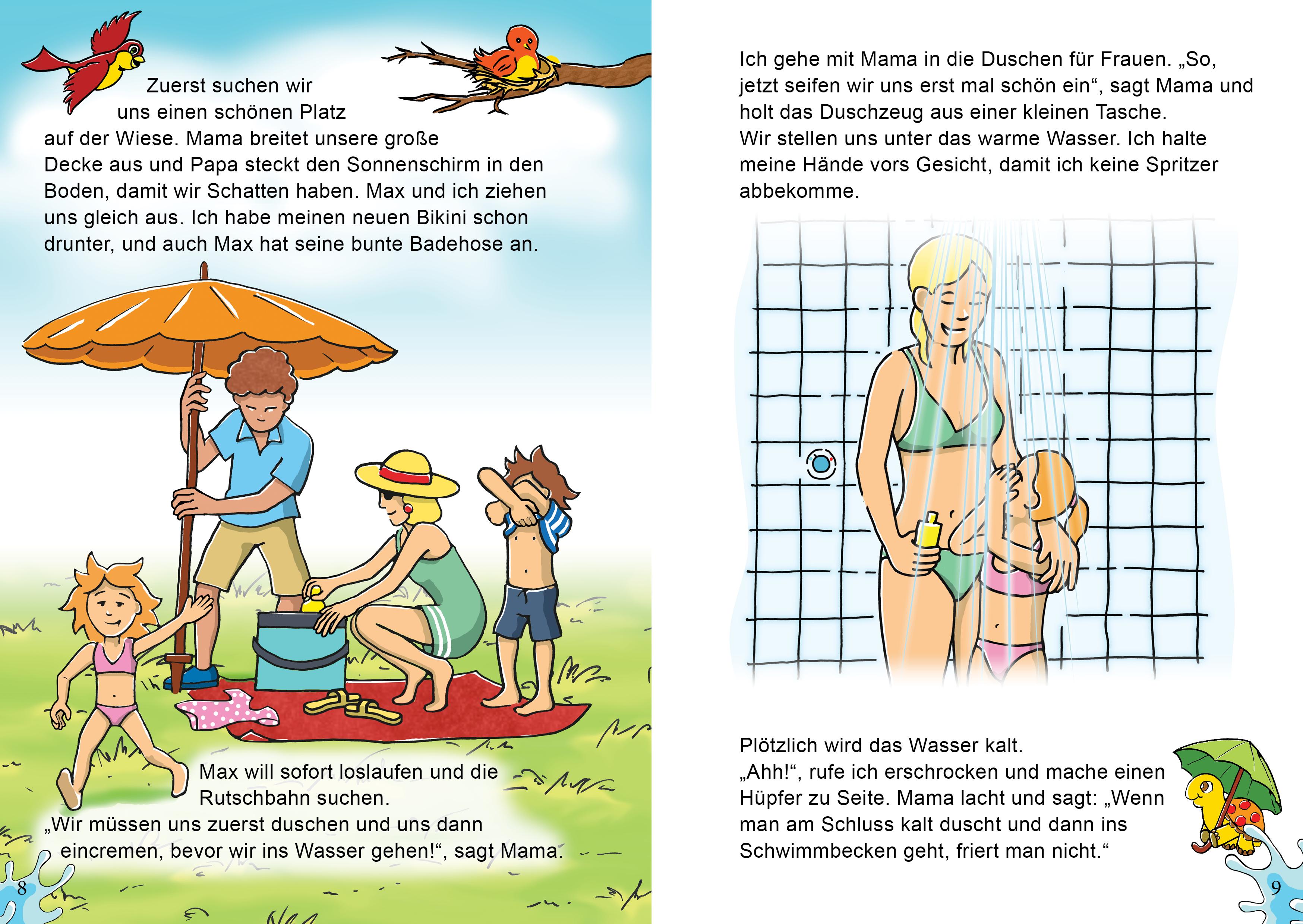 Beispielinhalt (Bild) Wie Jana ihre Angst vor dem Wasser verliert