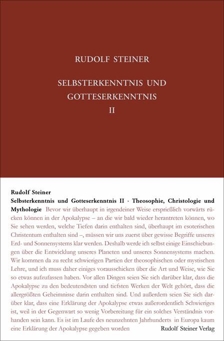 Vorderes Coverbild Selbsterkenntnis und Gotteserkenntnis 2