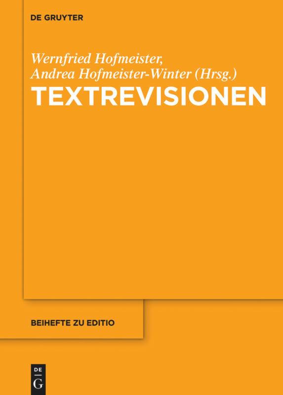 Vorderes Coverbild Textrevisionen