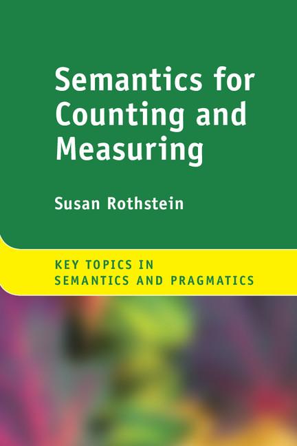 Vorderes Coverbild Semantics for Counting and Measuring