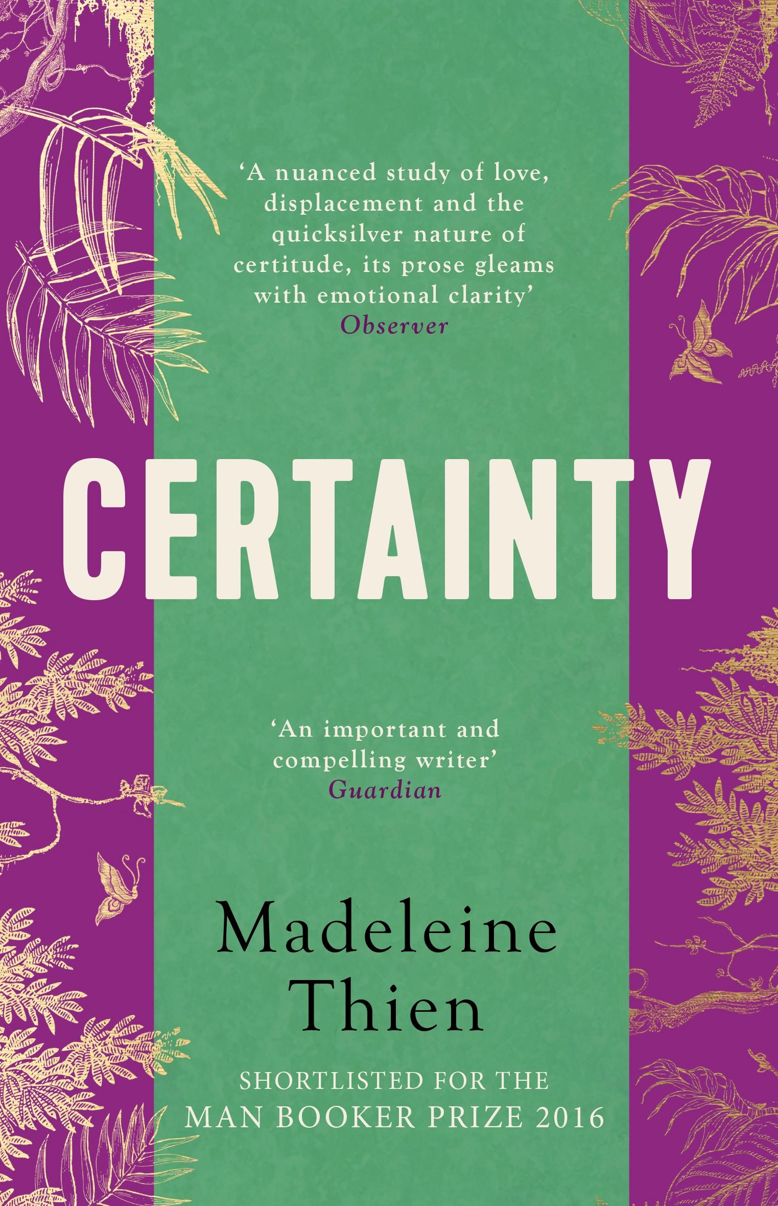 Vorderes Coverbild Certainty