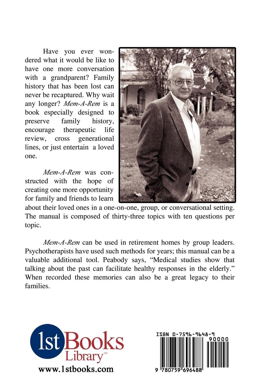 Rückseitencover Mem-A-Rem