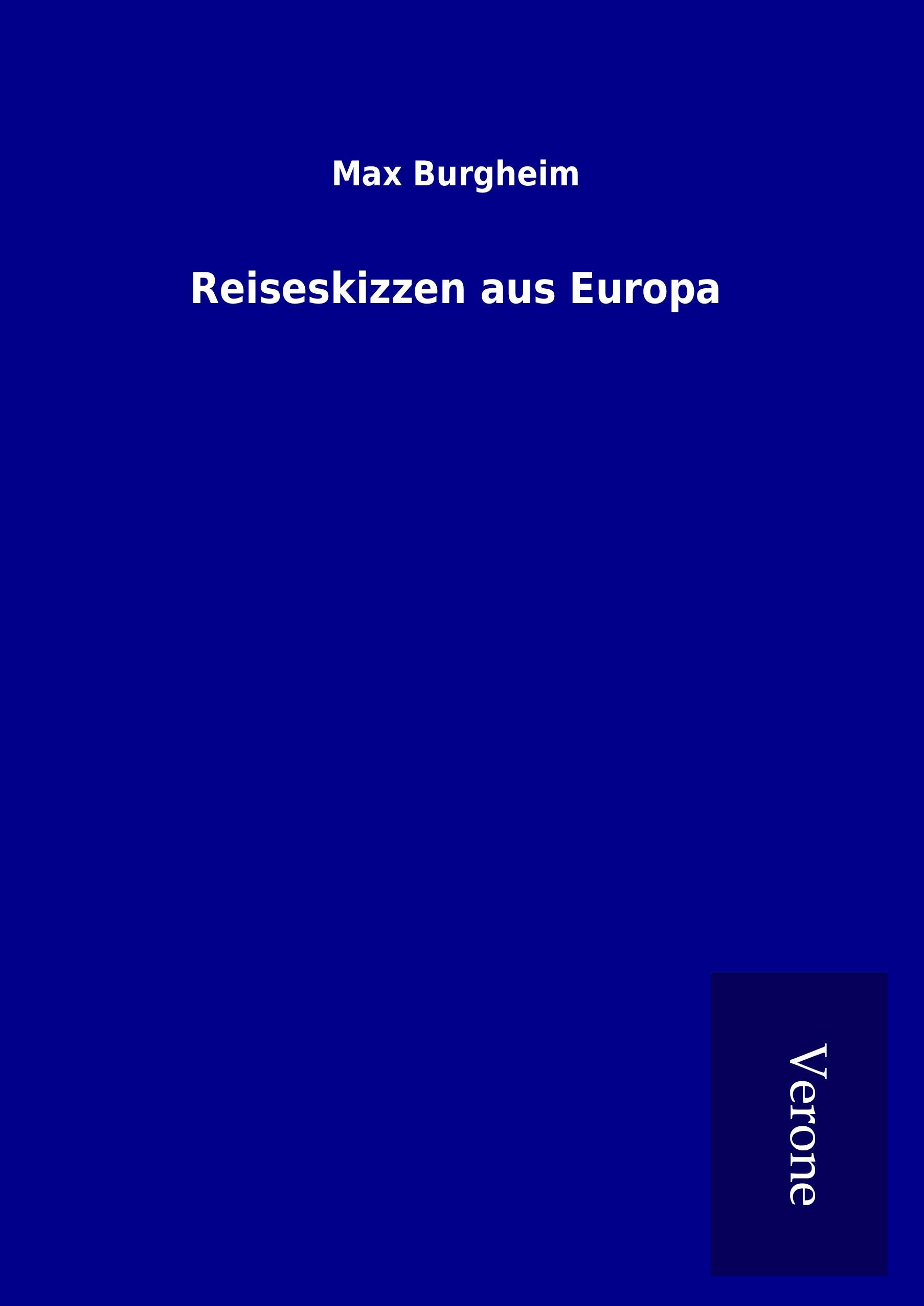 Vorderes Coverbild Reiseskizzen aus Europa