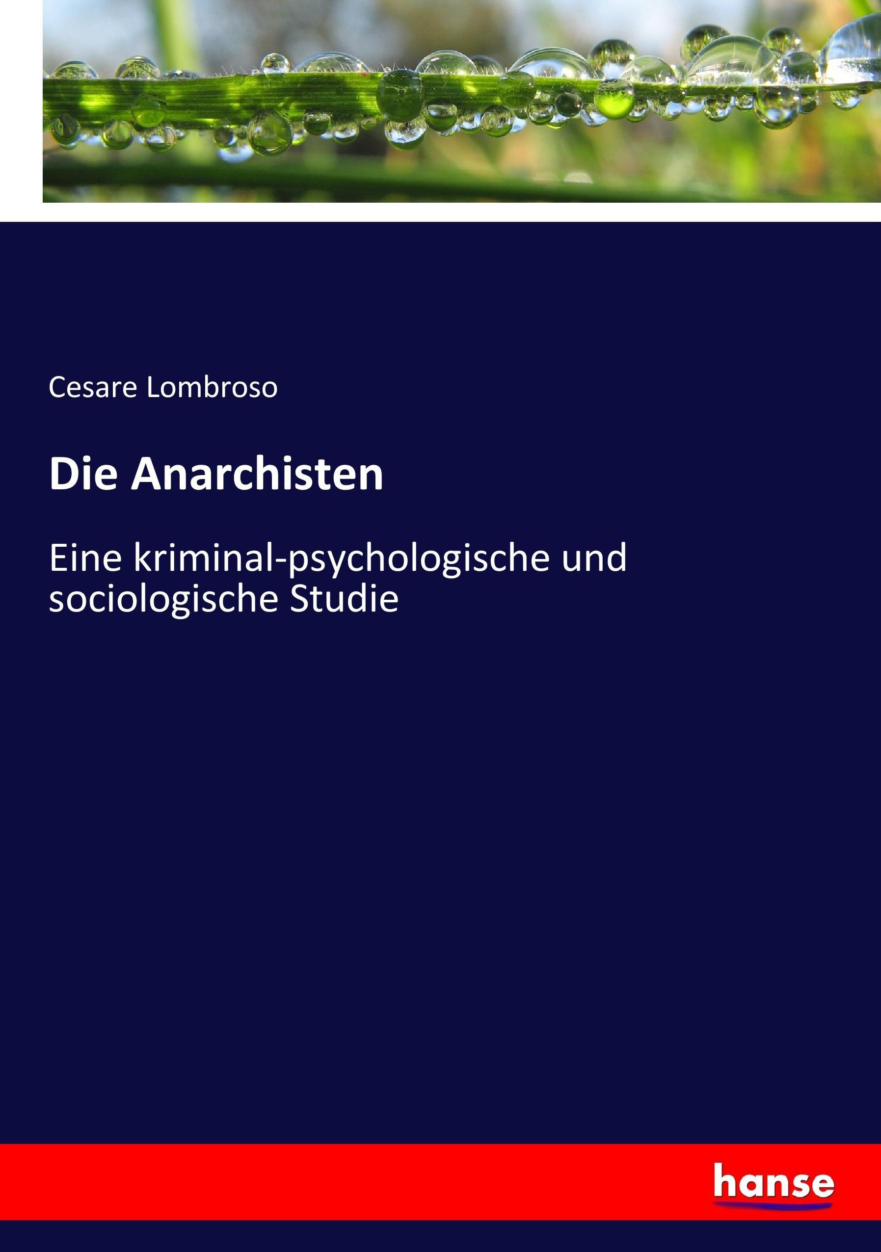 Vorderes Coverbild Die Anarchisten