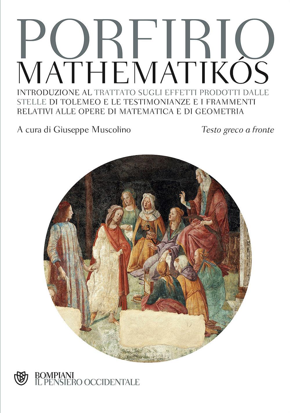 Vorderes Coverbild Mathematikós. Testo greco a fronte