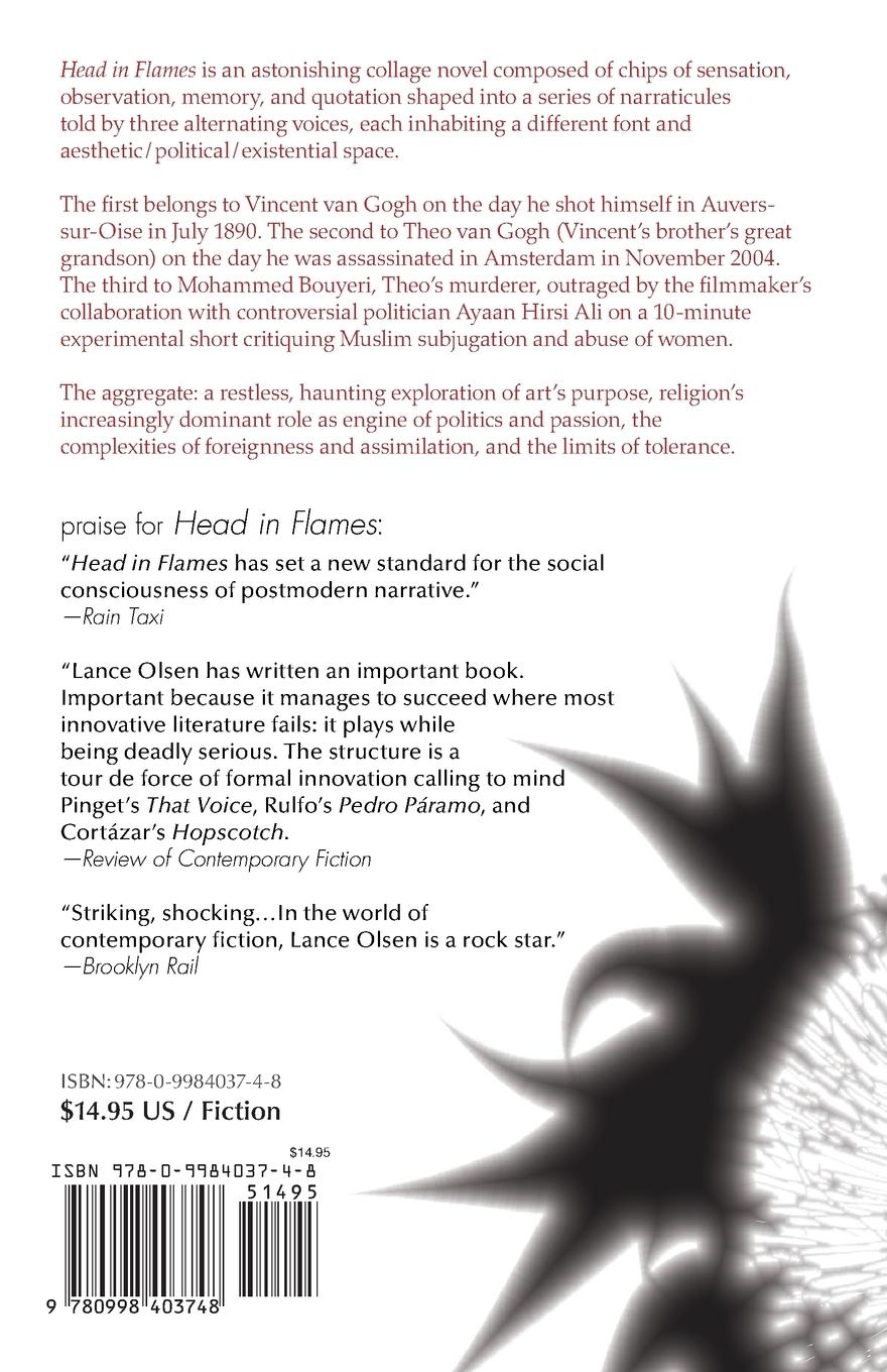 Rückseitencover Head in Flames