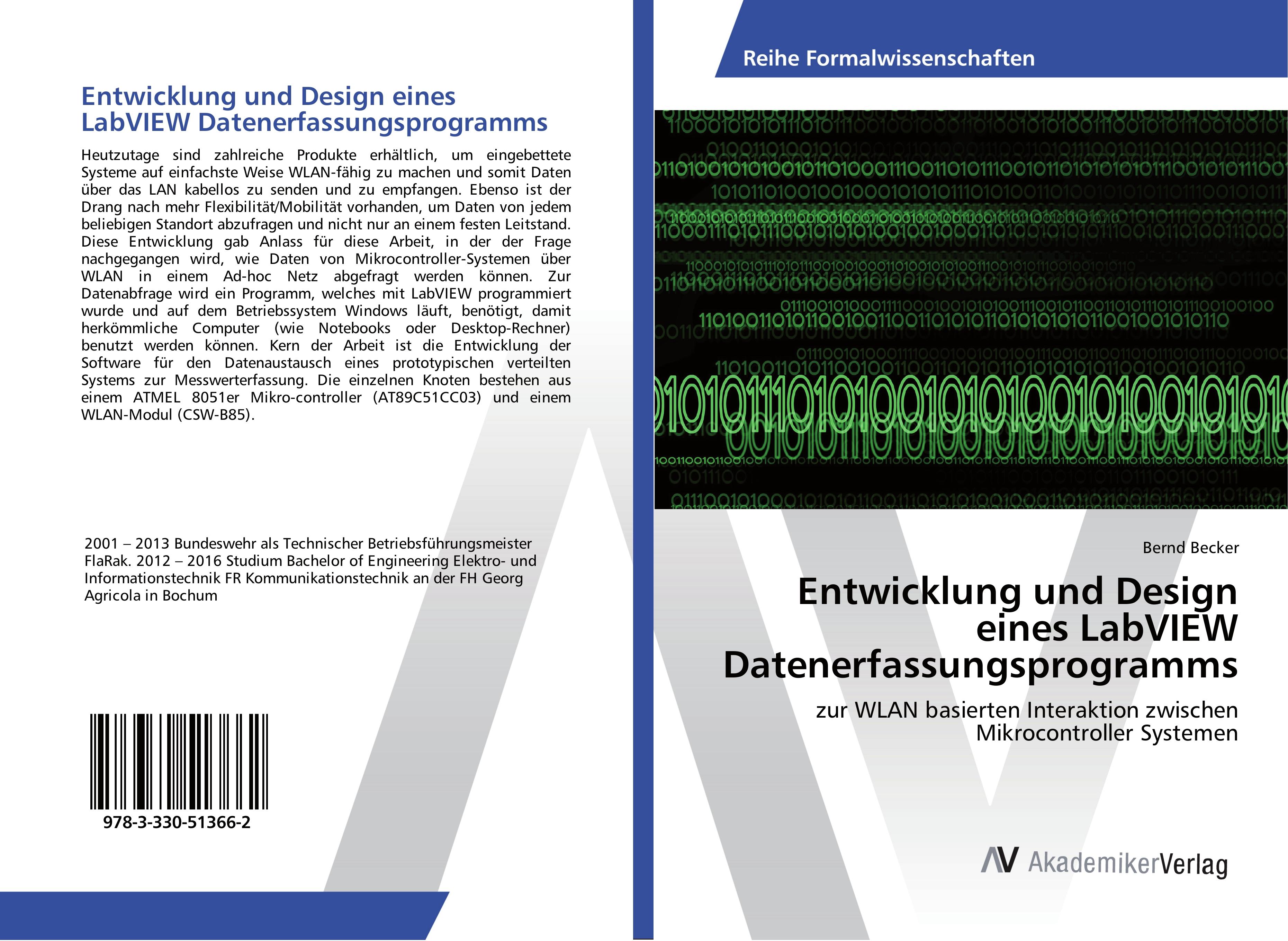 Vorderes Coverbild Entwicklung und Design eines LabVIEW Datenerfassungsprogramms