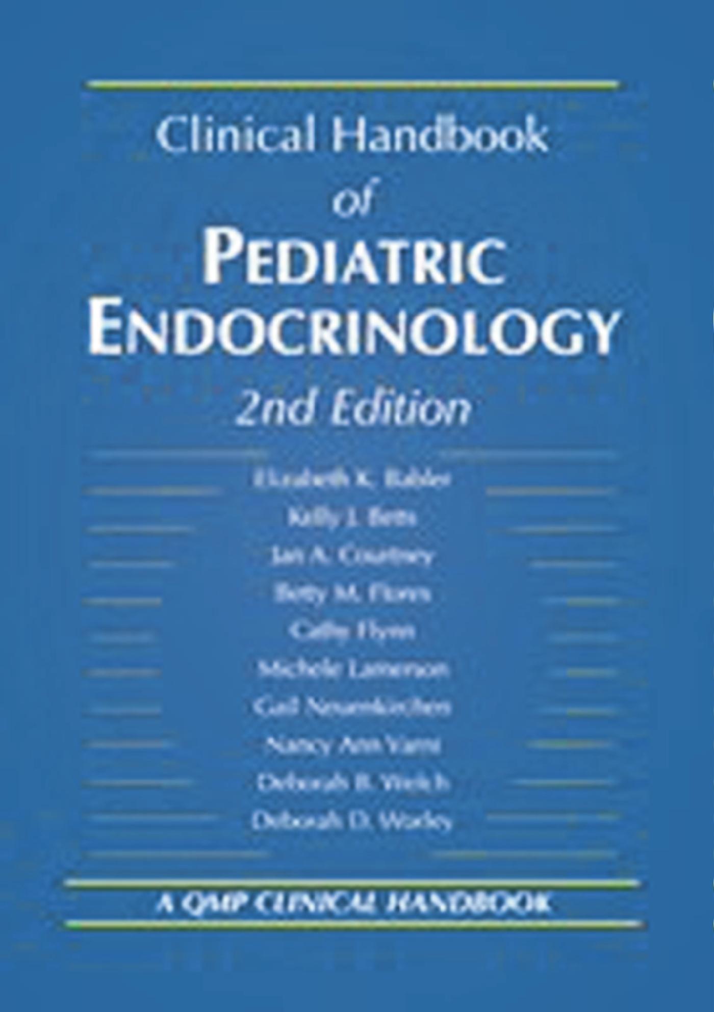 Vorderes Coverbild Clinical Handbook of Pediatric Endocrinology