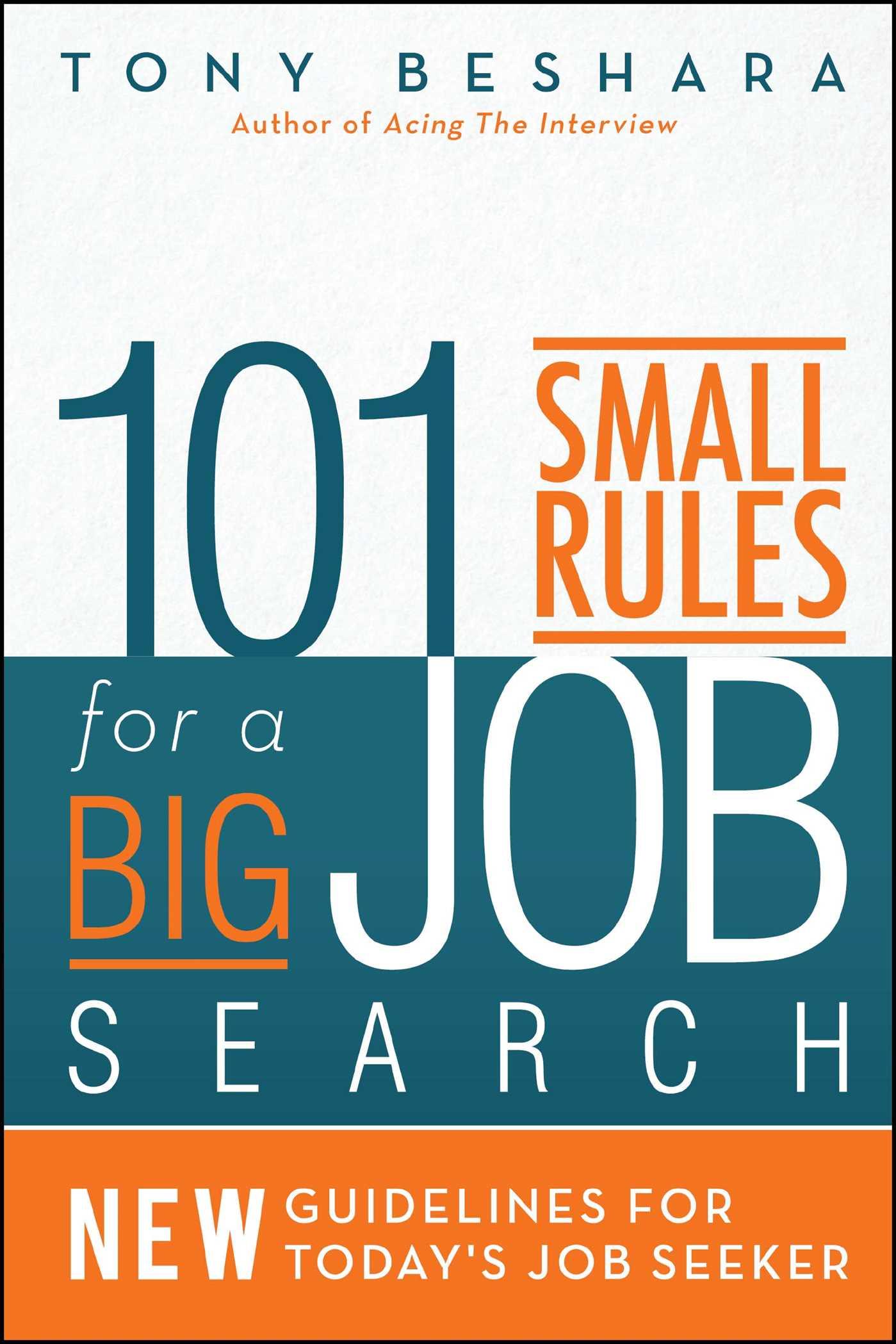 Vorderes Coverbild 101 Small Rules for a Big Job Search