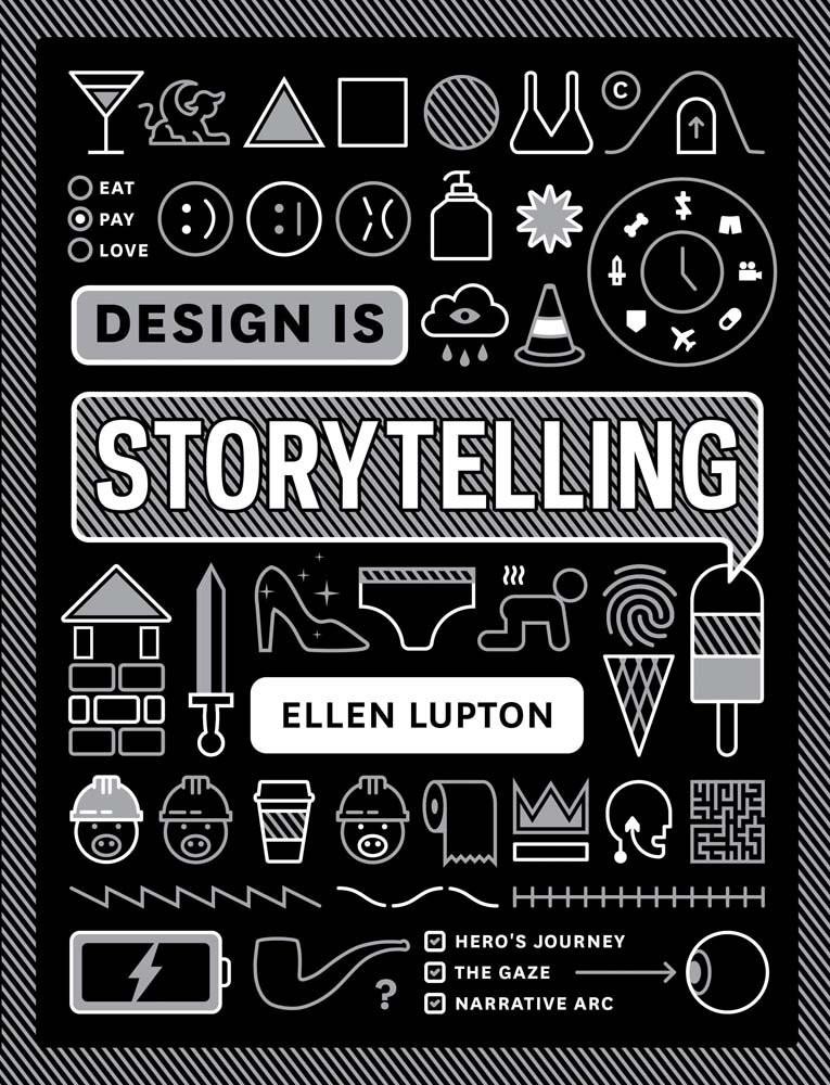 Vorderes Coverbild Design is Storytelling