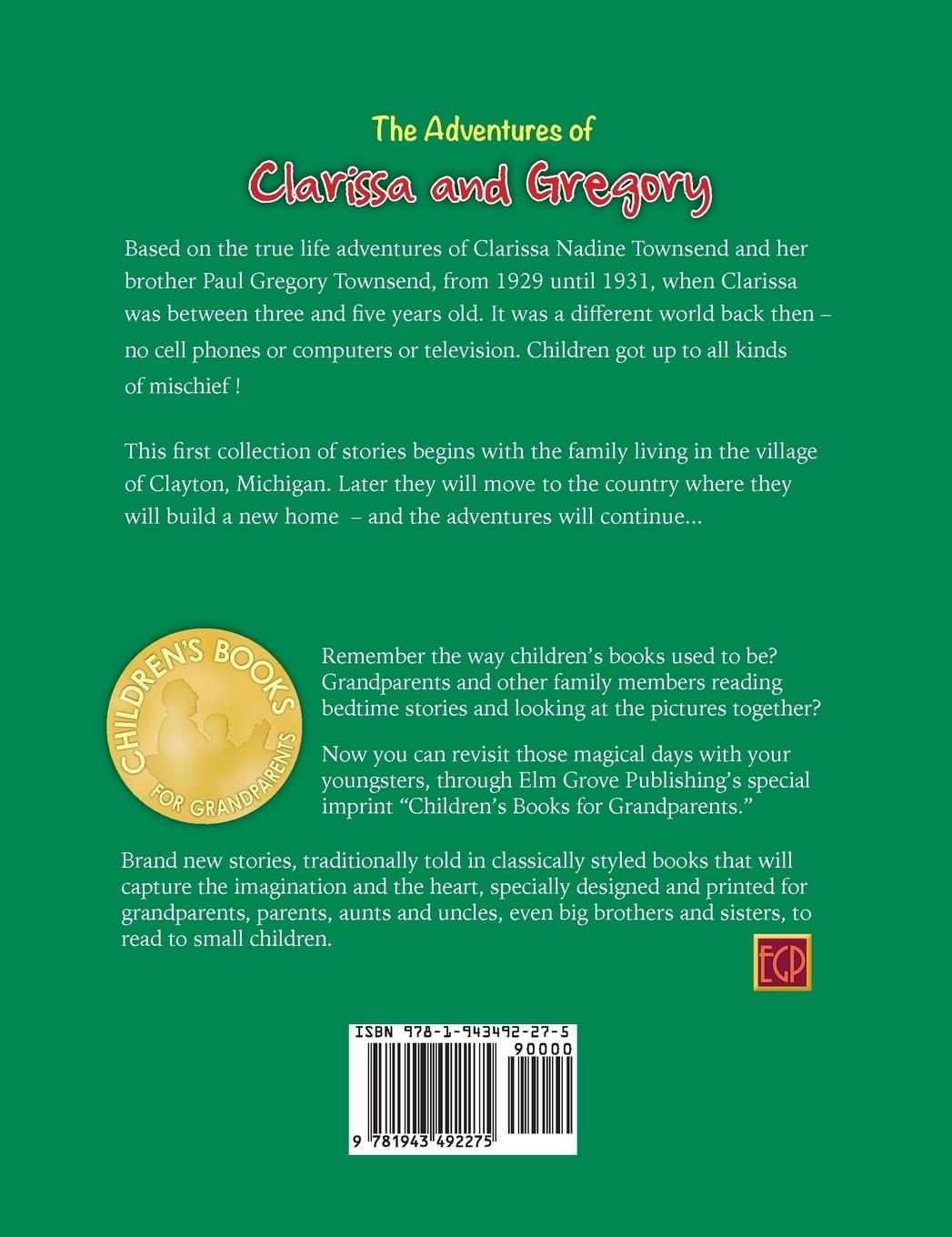 Rückseitencover The Adventures of Clarissa and Gregory