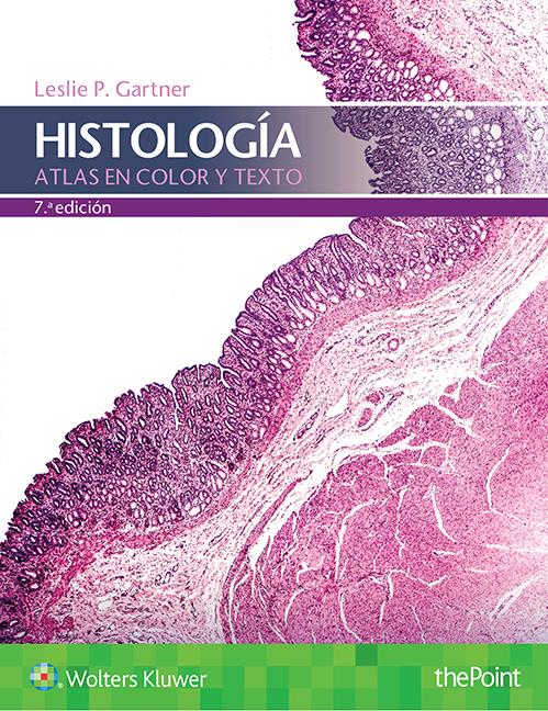 Vorderes Coverbild Histología. Atlas en color y texto