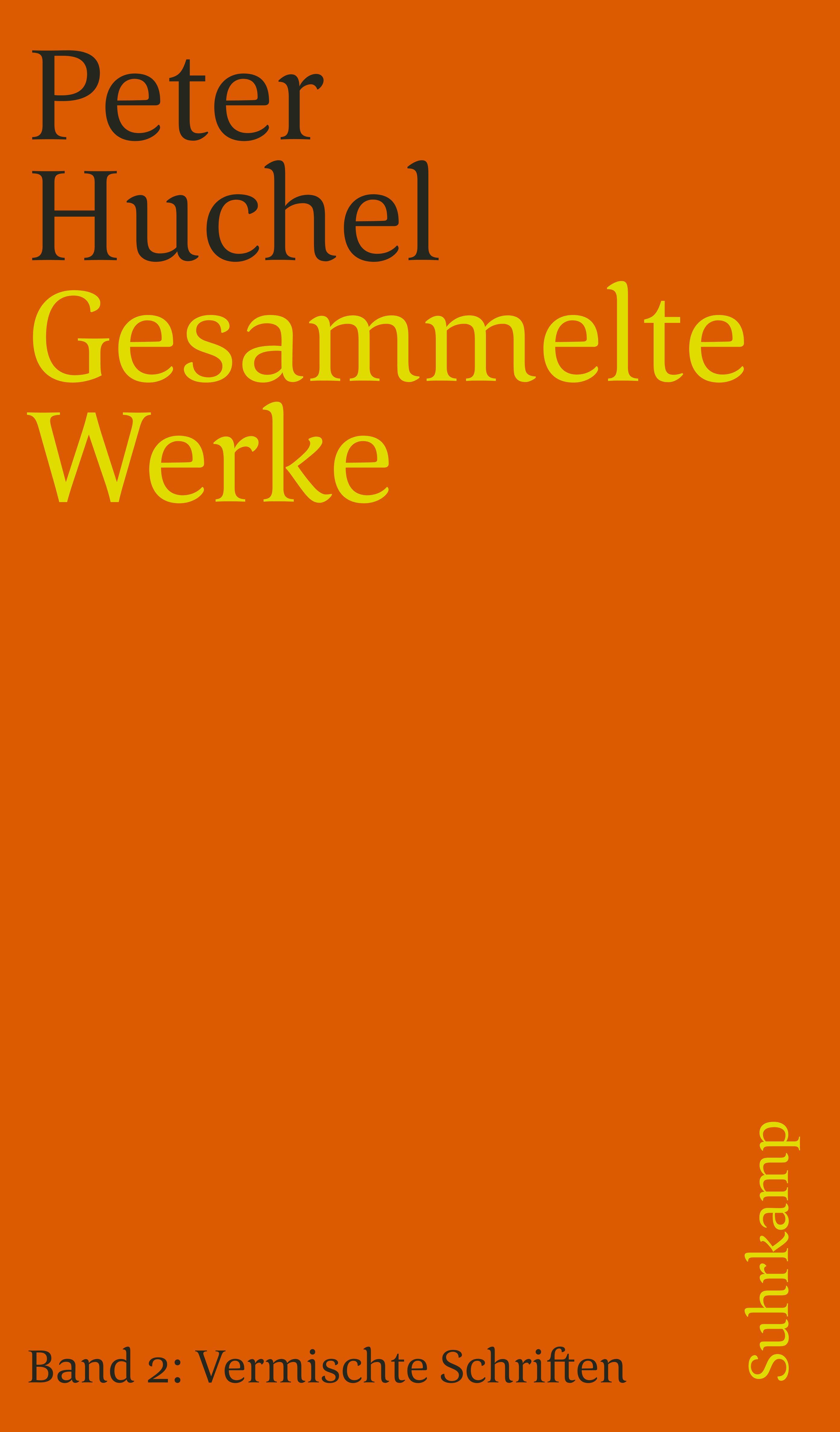 Vorderes Coverbild Vermischte Schriften