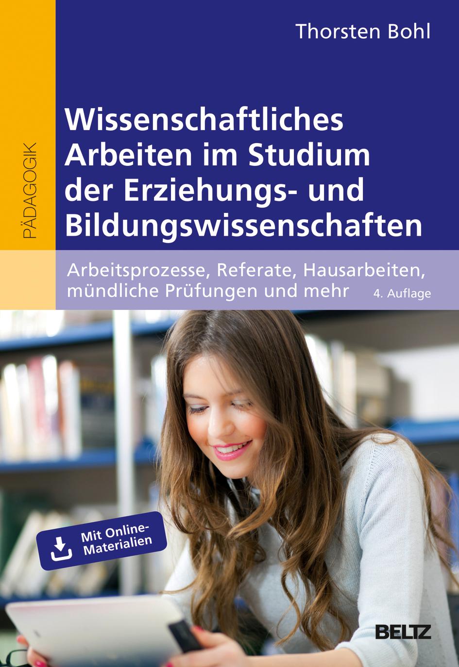 Vorderes Coverbild Wissenschaftliches Arbeiten im Studium der Erziehungs- und Bildungswissenschaften
