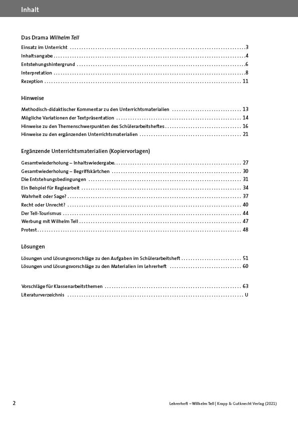 Beispielinhalt (Bild) Wilhelm Tell