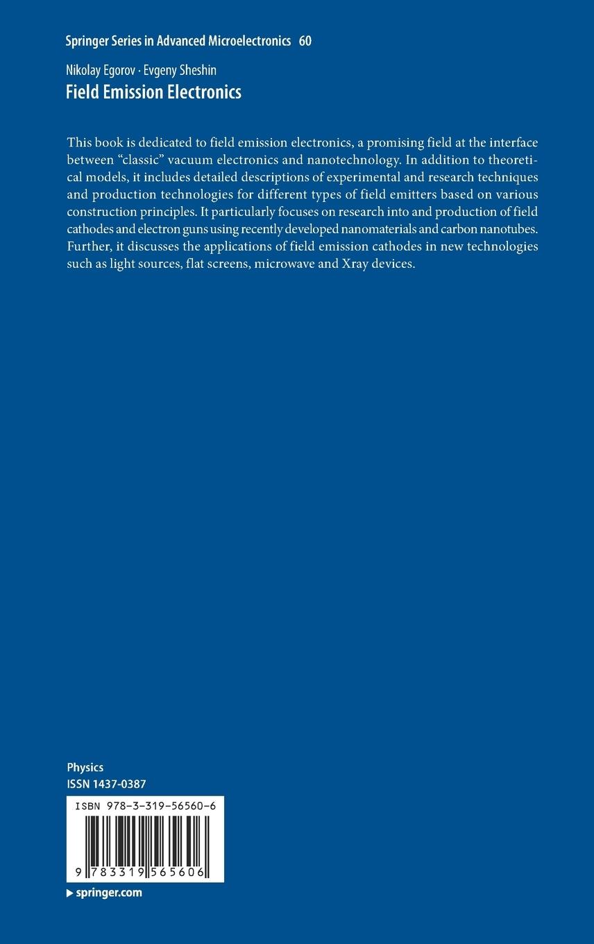 Rückseitencover Field Emission Electronics