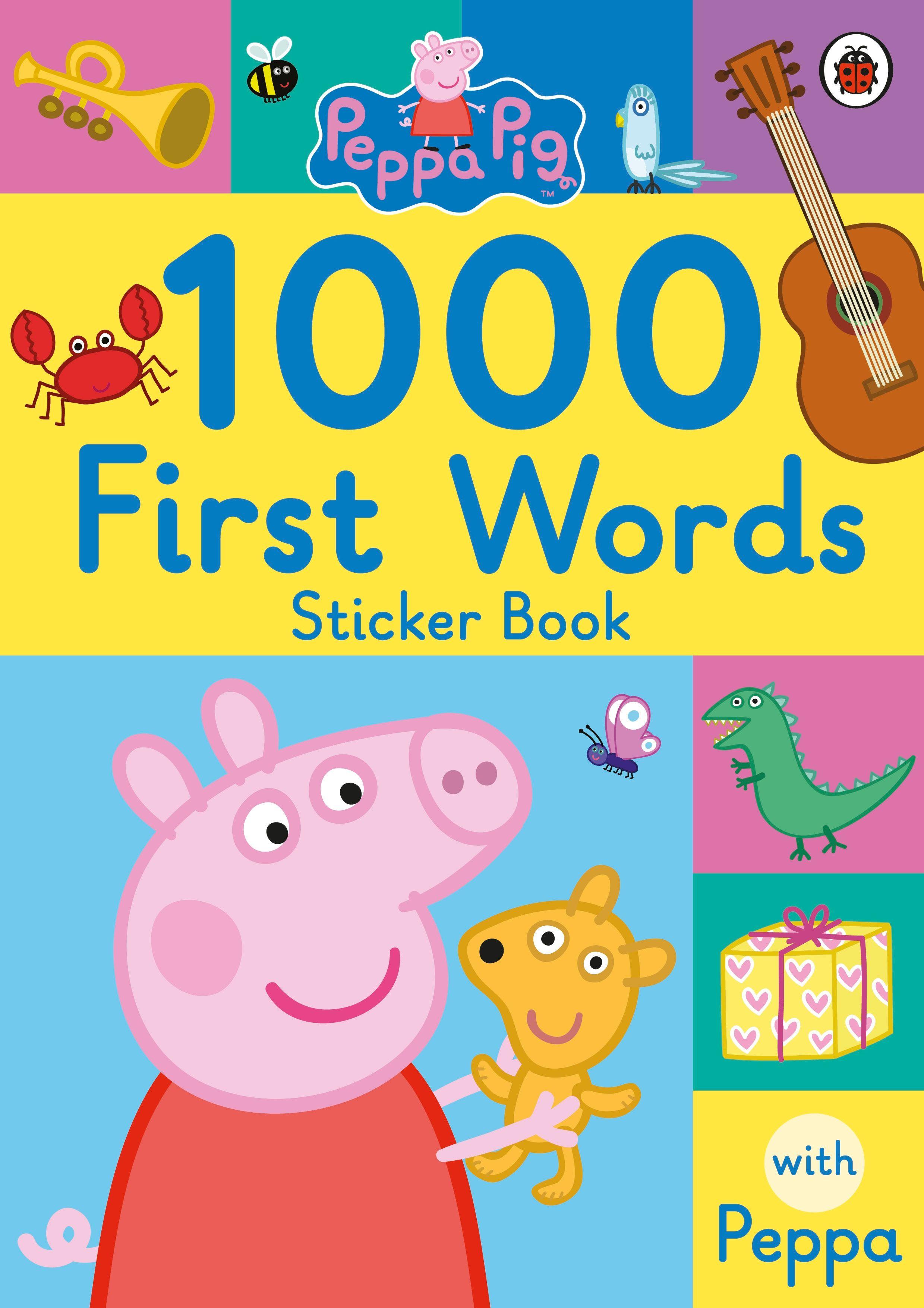 Vorderes Coverbild Peppa Pig: 1000 First Words Sticker Book