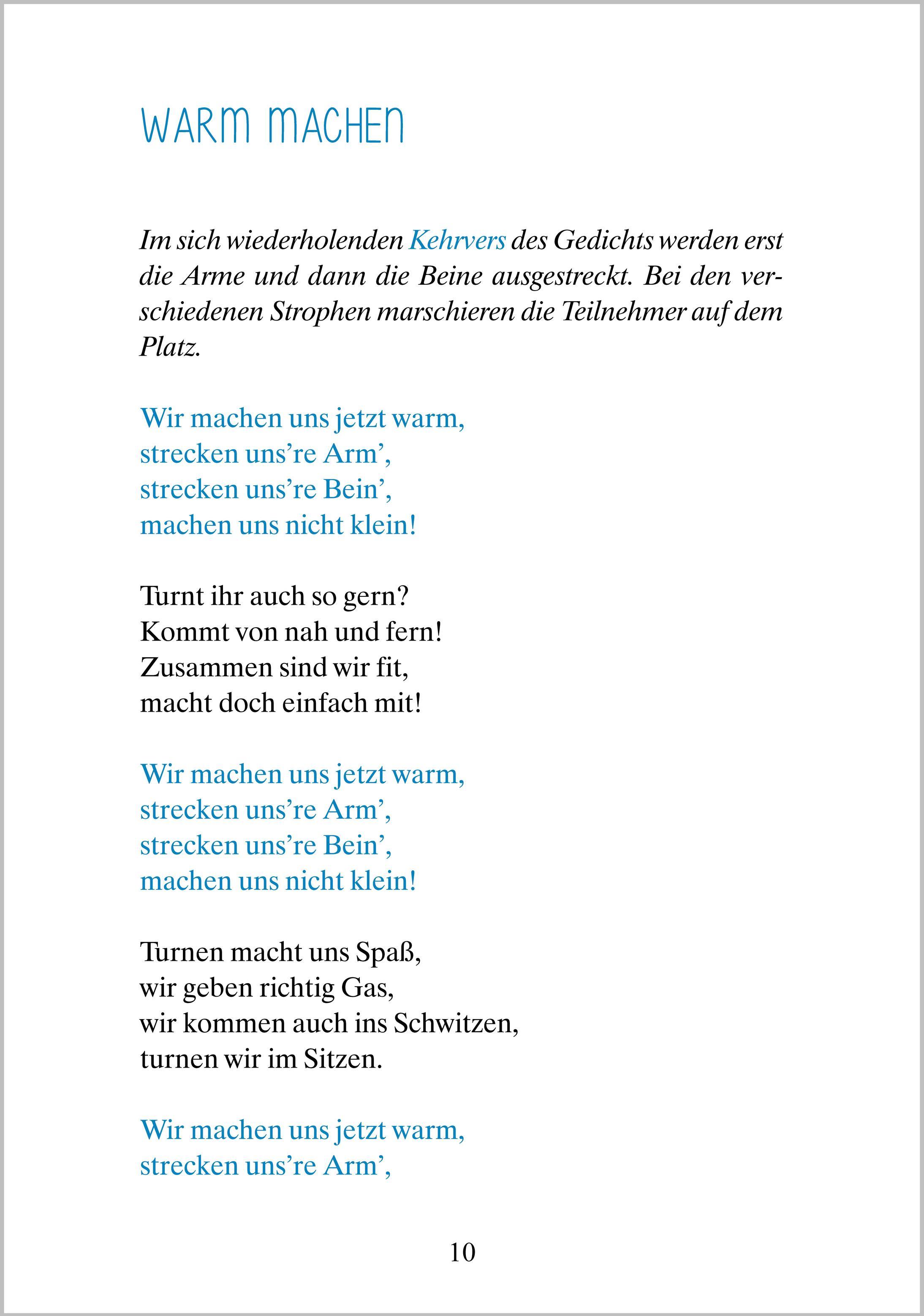 Beispielinhalt (Bild) Bewegungsgeschichten für Senioren