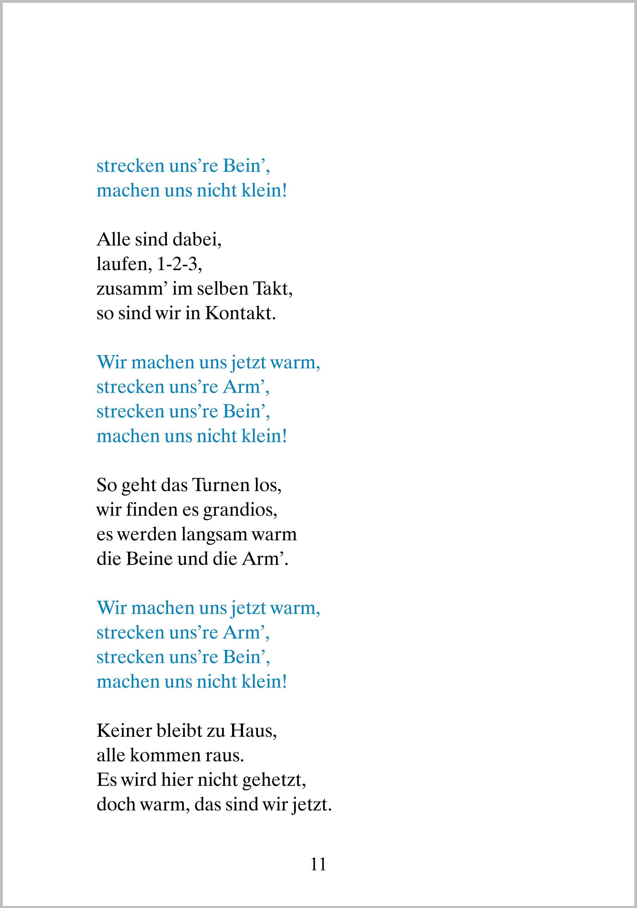 Beispielinhalt (Bild) Bewegungsgeschichten für Senioren