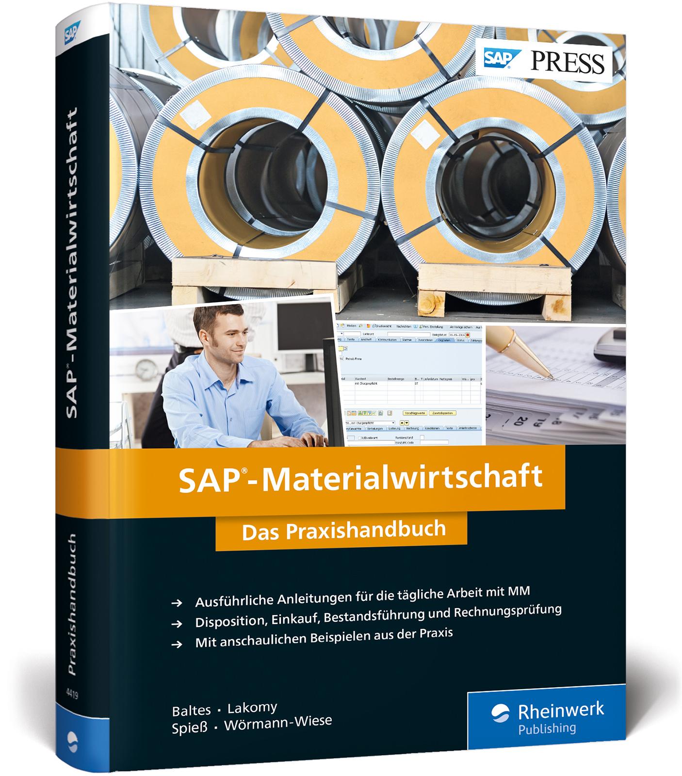 Vorderes Coverbild SAP-Materialwirtschaft
