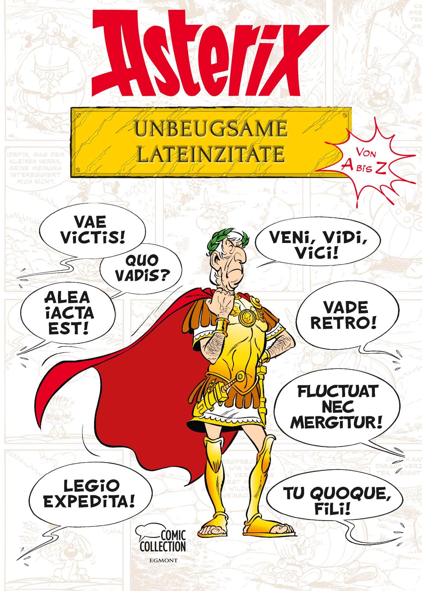 Vorderes Coverbild Asterix - Unbeugsame Lateinzitate von A bis Z