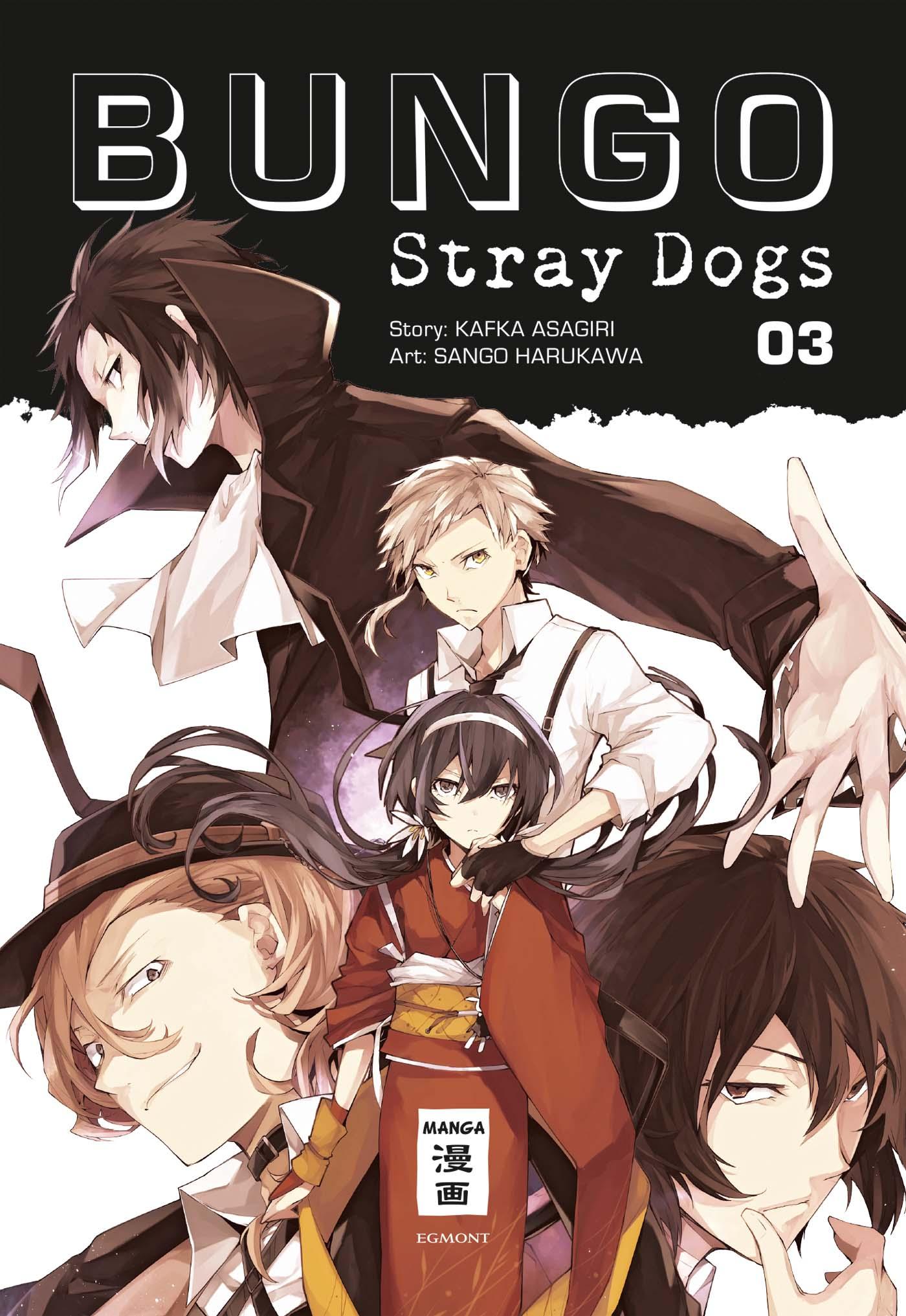 Vorderes Coverbild Bungo Stray Dogs 03