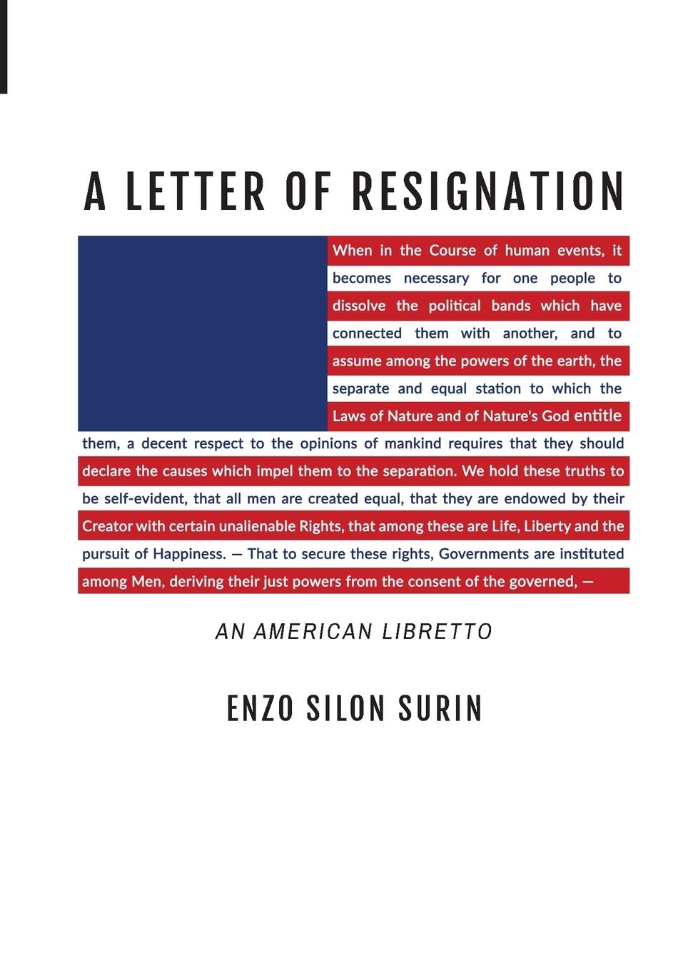 Vorderes Coverbild A Letter of Resignation