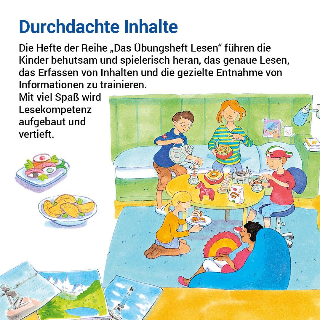 Beispielinhalt (Bild) Das Übungsheft Lesen 6