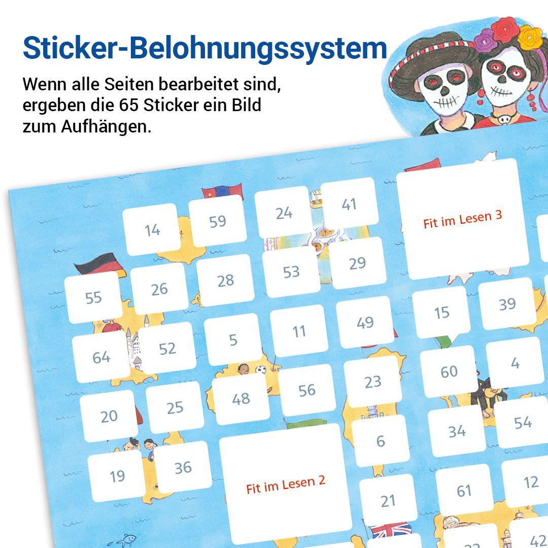 Beispielinhalt (Bild) Das Übungsheft Lesen 6