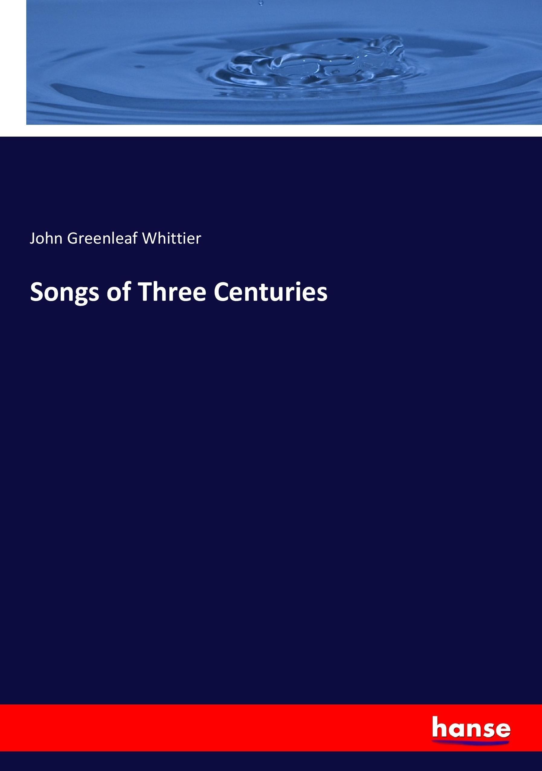Vorderes Coverbild Songs of Three Centuries
