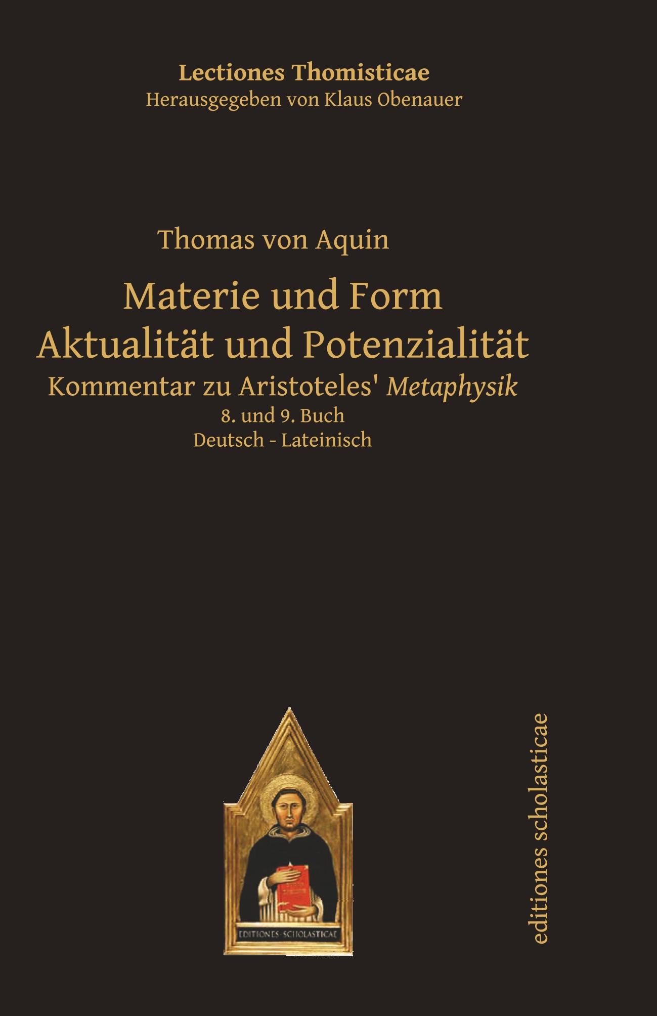 Vorderes Coverbild Materie und Form. Aktualität und Potenzialität