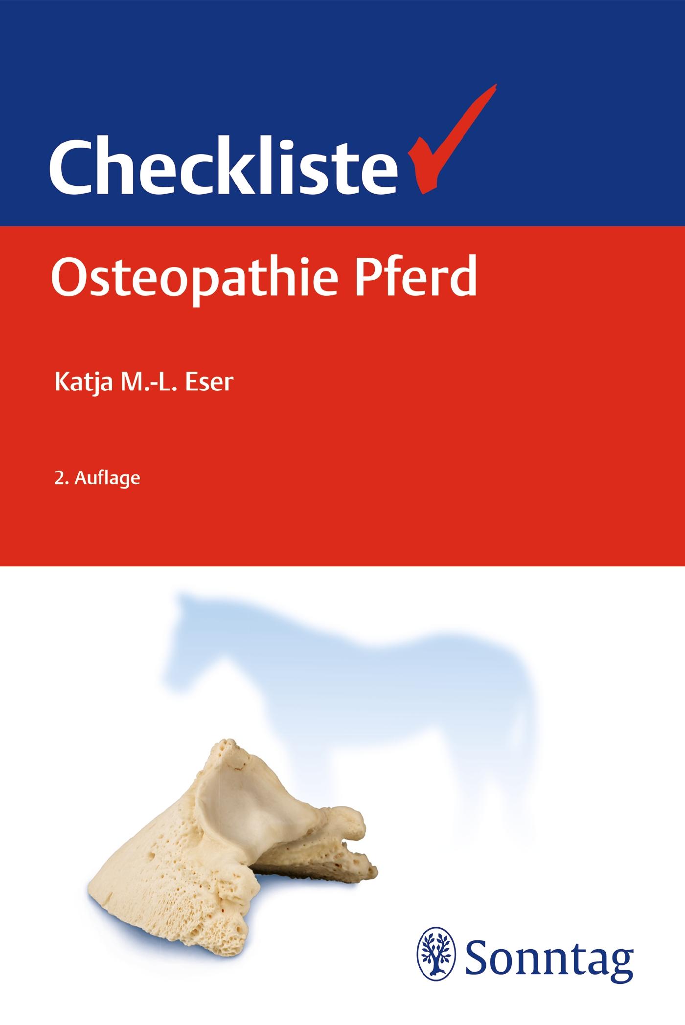 Vorderes Coverbild Checkliste Osteopathie Pferd