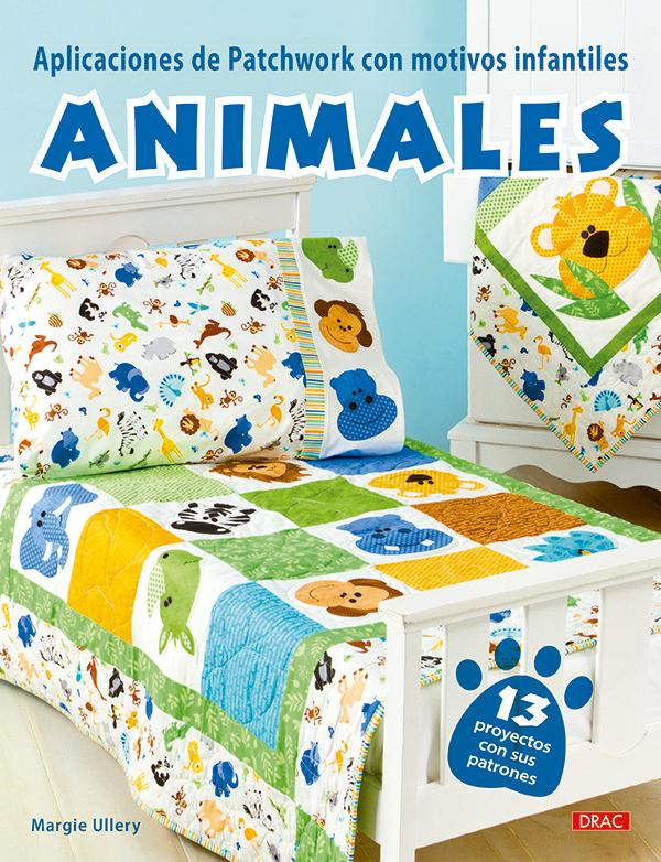Vorderes Coverbild Aplicaciones de patchwork con motivos infantiles : animales