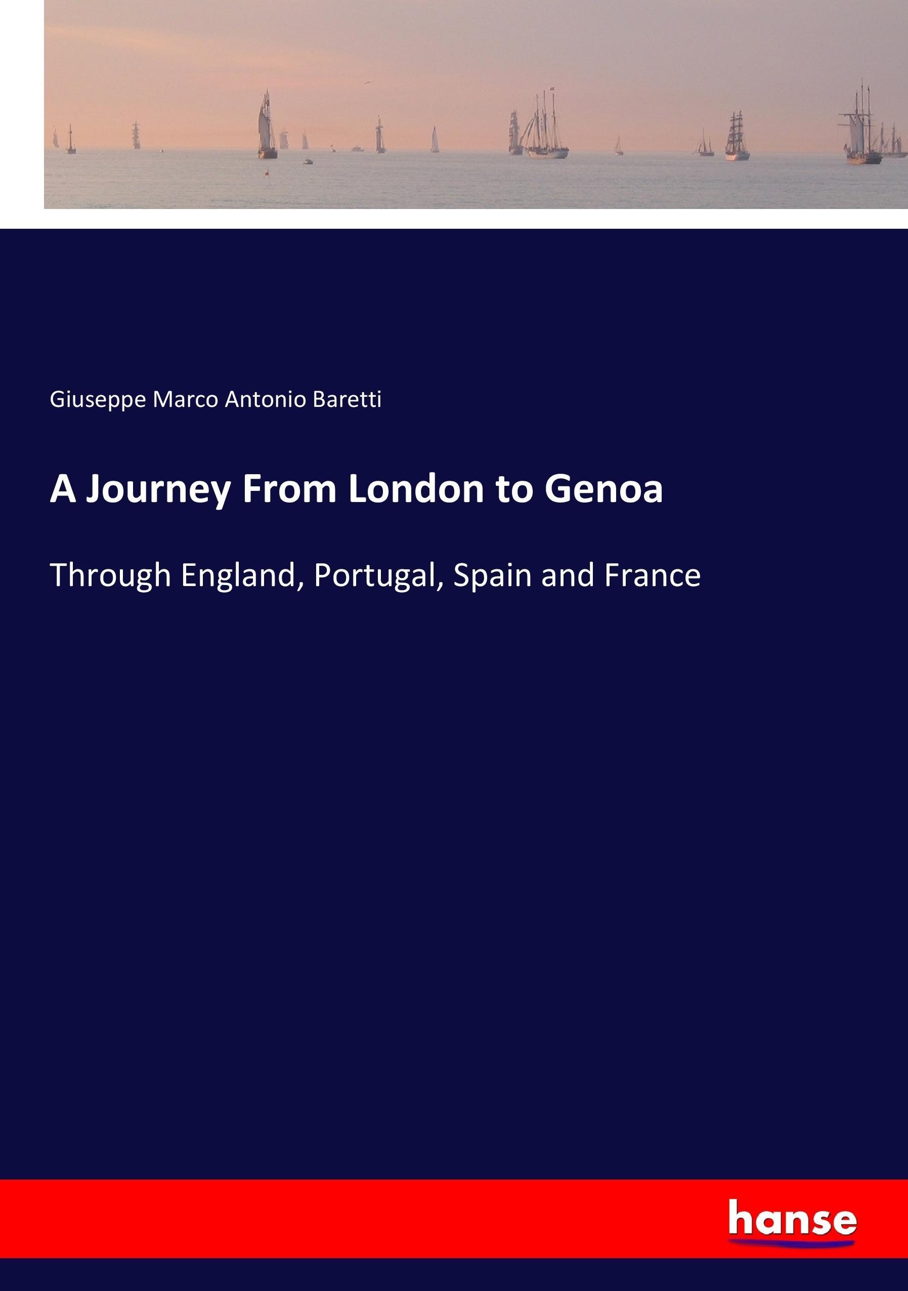 Vorderes Coverbild A Journey From London to Genoa