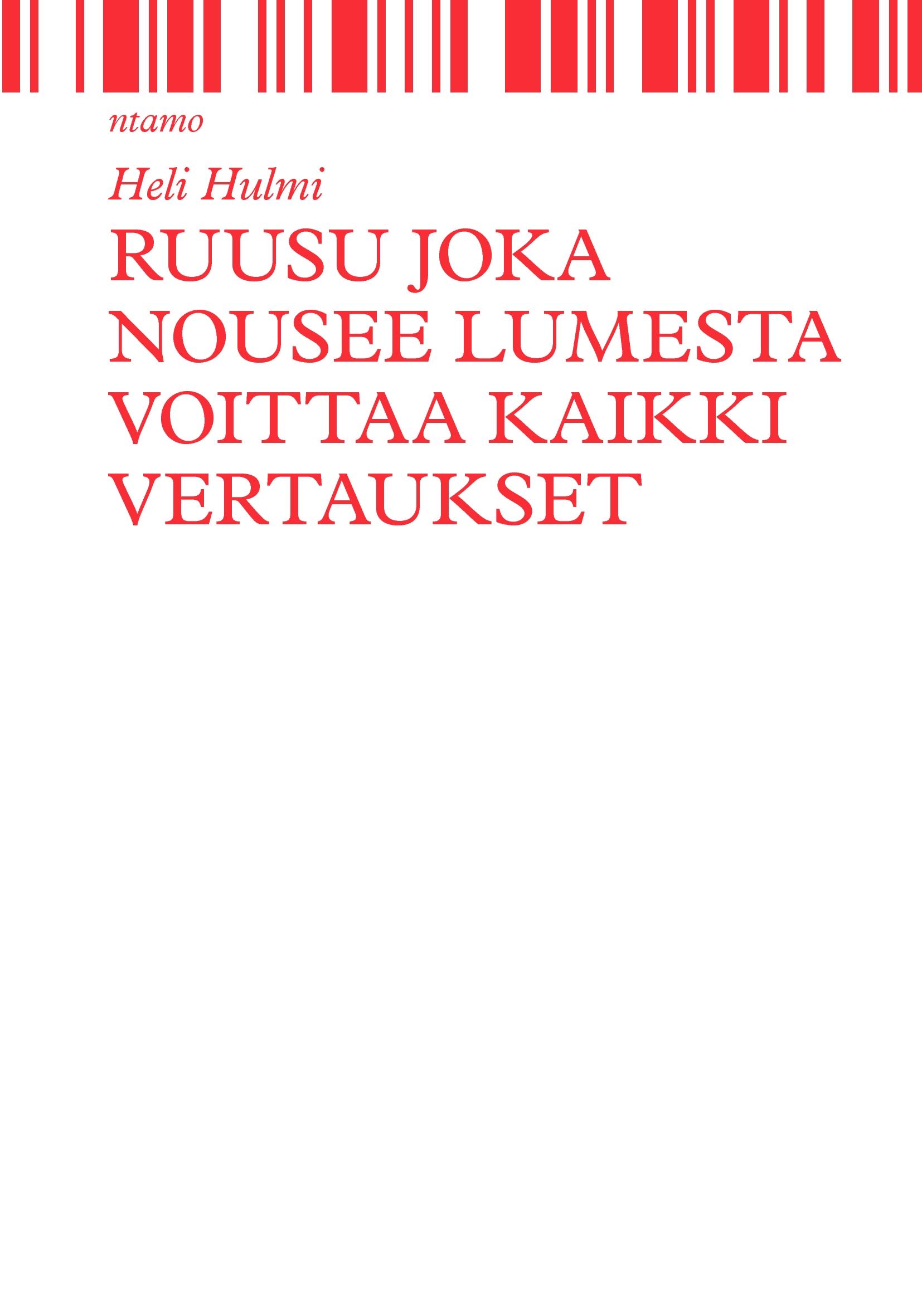 Vorderes Coverbild Ruusu joka nousee lumesta voittaa kaikki vertaukset