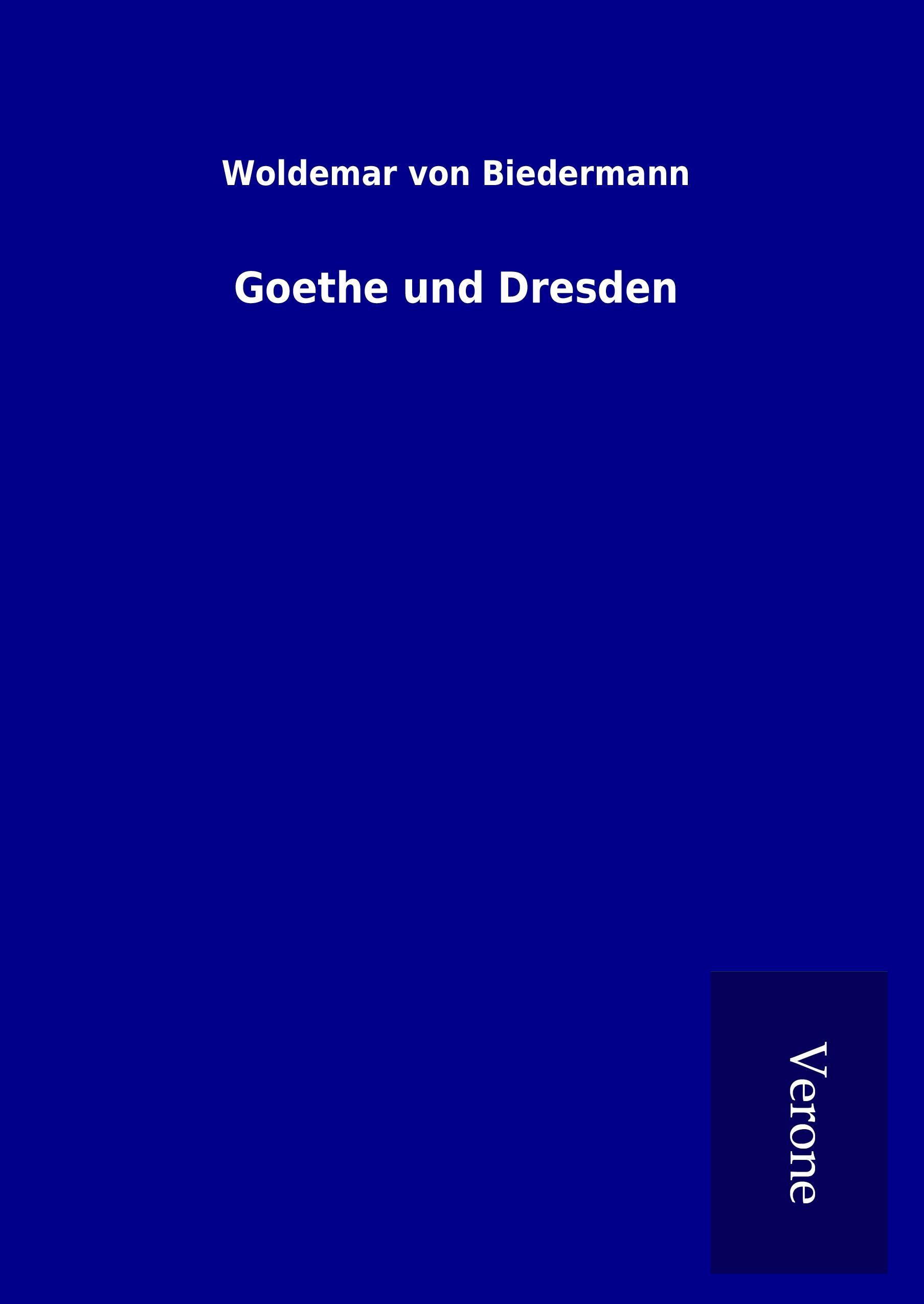 Vorderes Coverbild Goethe und Dresden