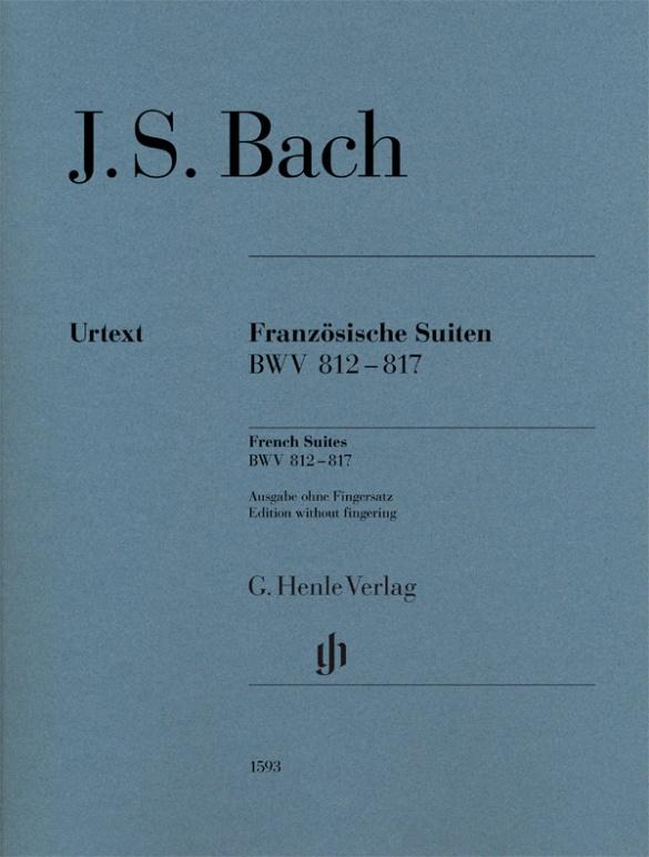 Vorderes Coverbild Französische Suiten BWV 812-817 br.