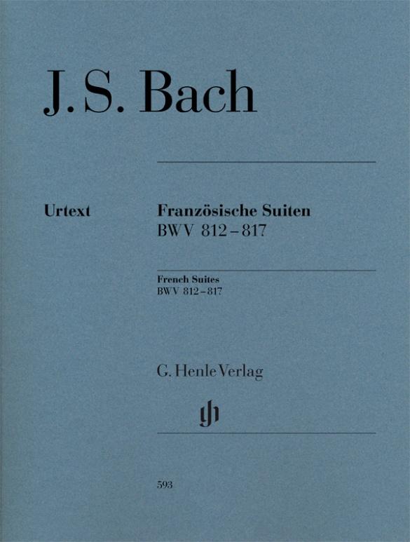 Vorderes Coverbild Französische Suiten BWV 812-817 br.