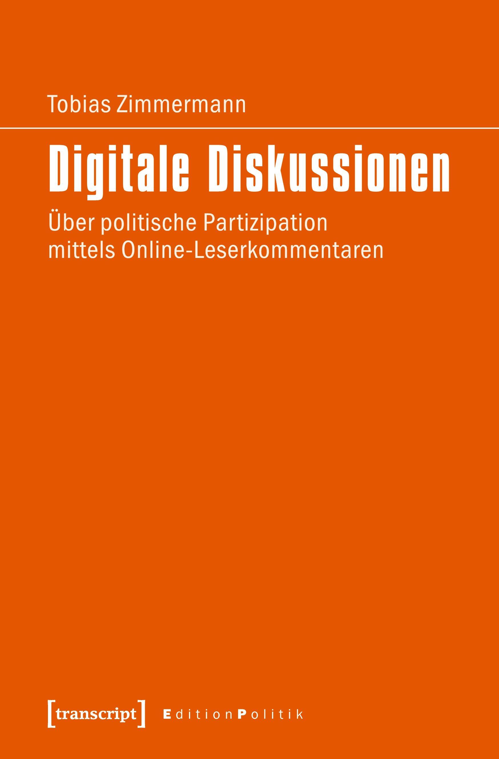 Vorderes Coverbild Digitale Diskussionen