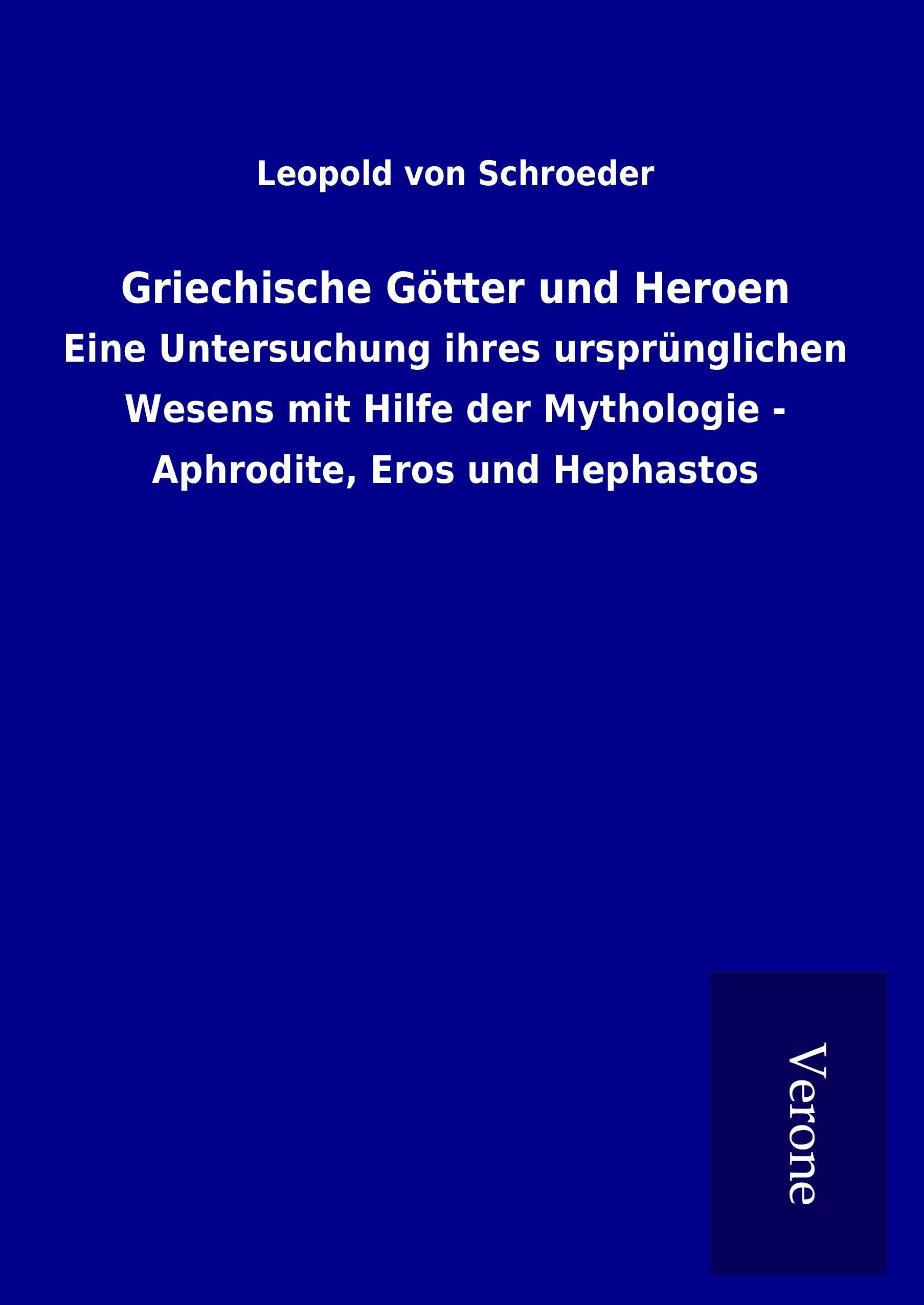 Vorderes Coverbild Griechische Götter und Heroen