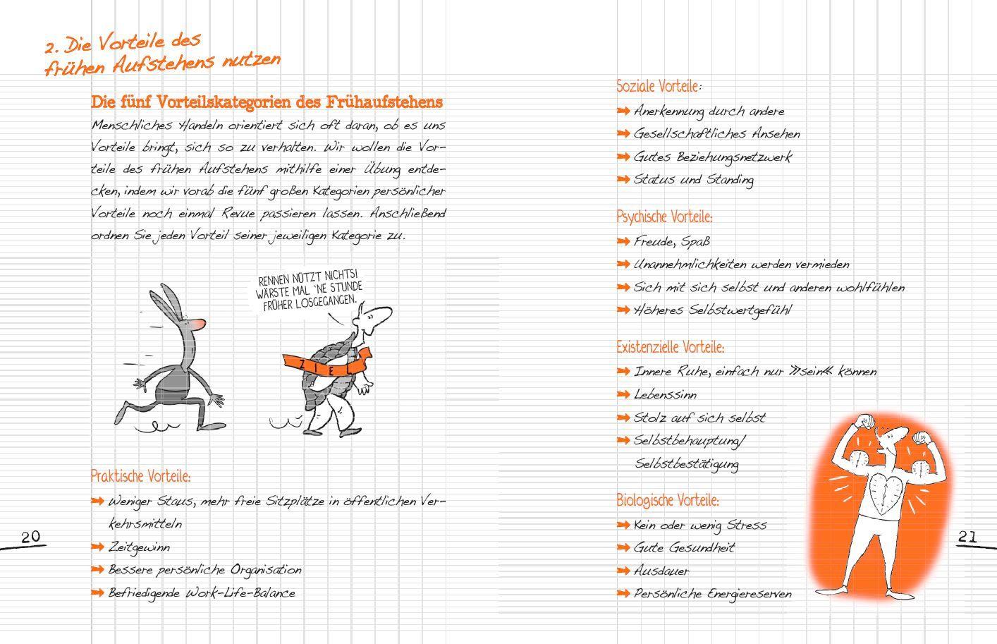 Beispielinhalt (Bild) Das kleine Übungsheft - Steh auf, dein Leben wartet!