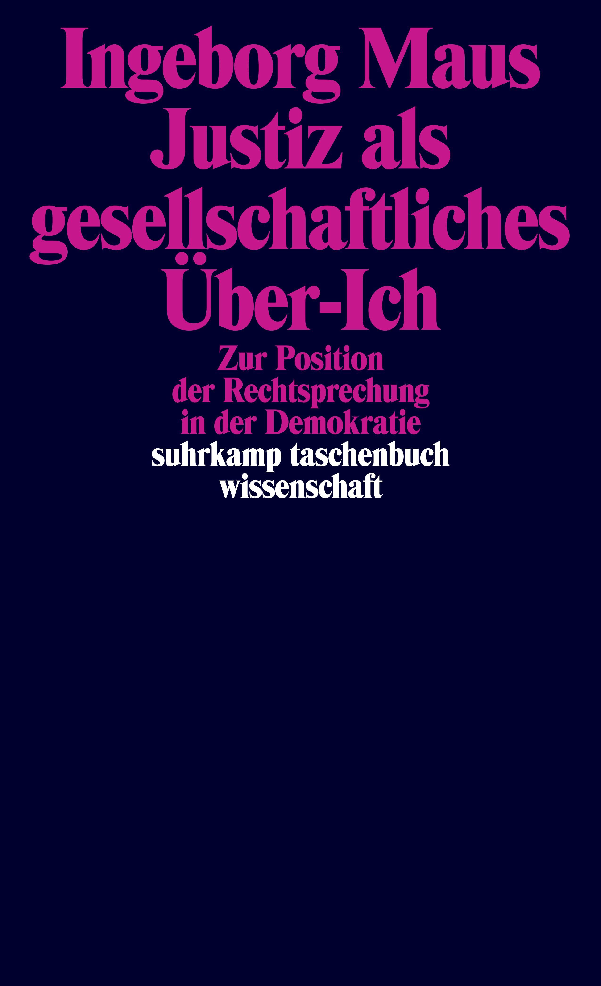 Vorderes Coverbild Justiz als gesellschaftliches Über-Ich