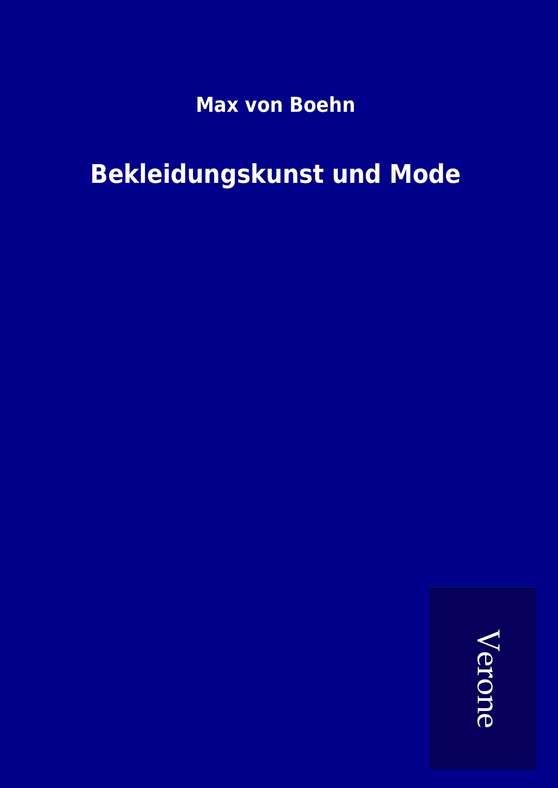 Vorderes Coverbild Bekleidungskunst und Mode