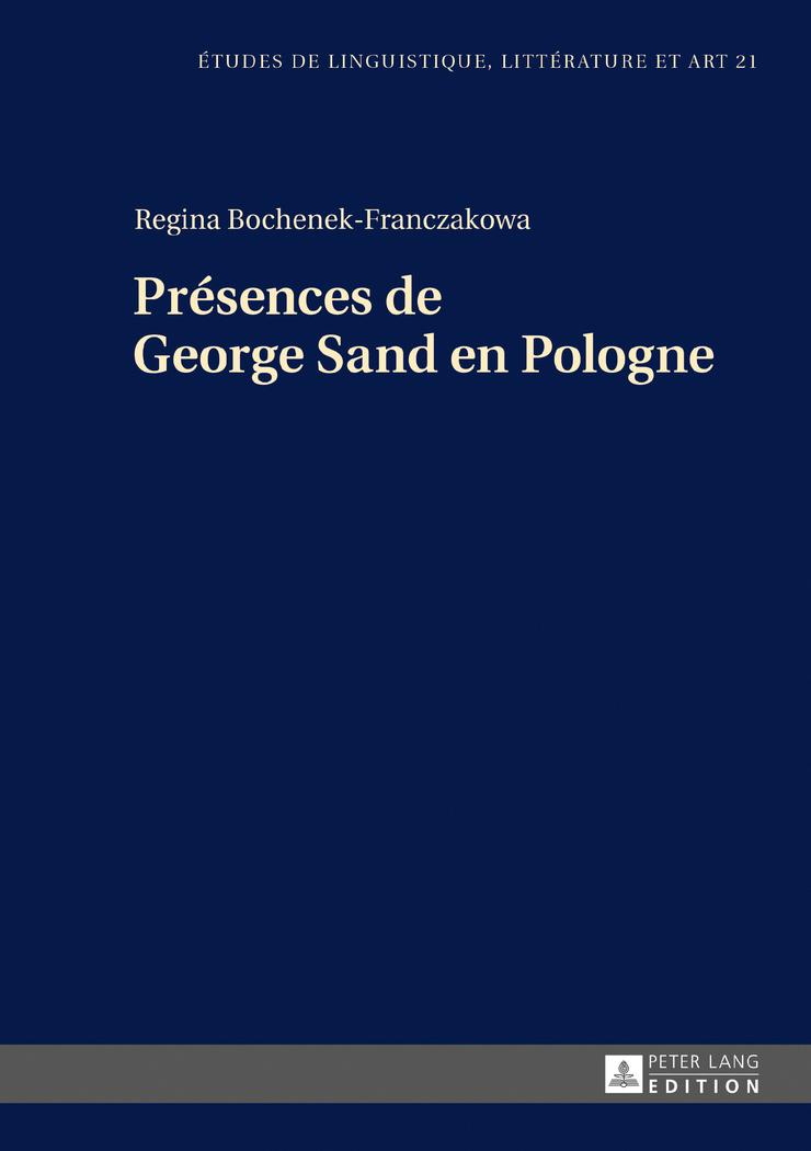 Vorderes Coverbild Présences de George Sand en Pologne