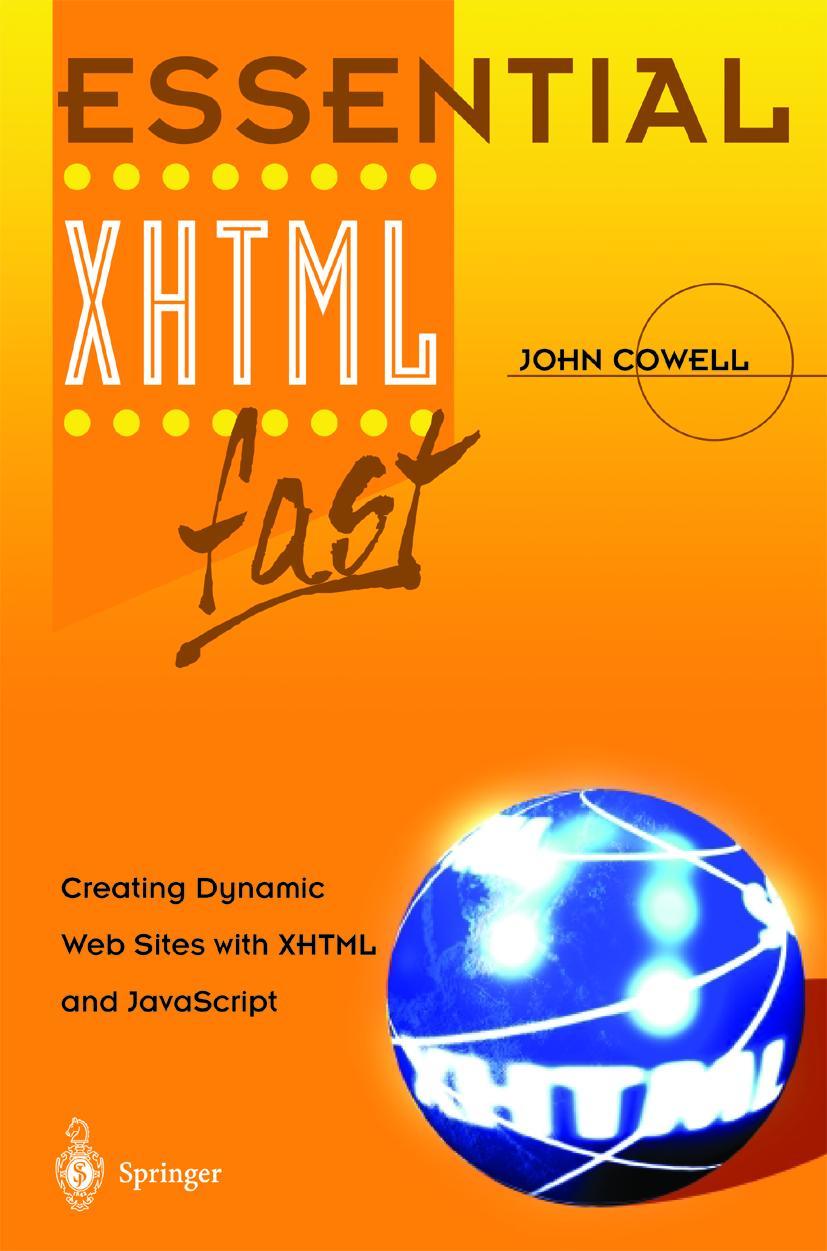 Vorderes Coverbild Essential XHTML fast